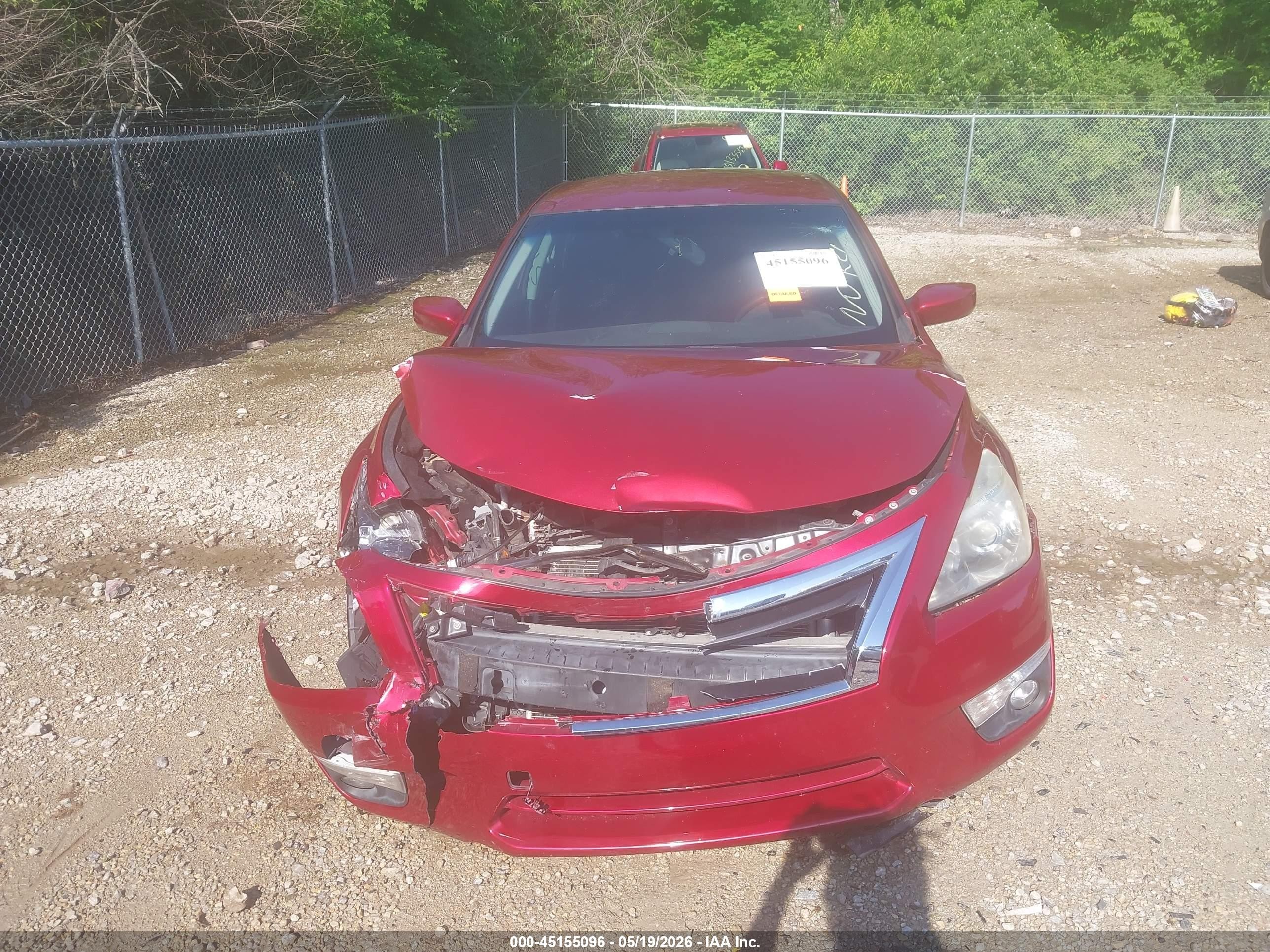 2015 Nissan Altima 2.5 Sv Красный vin: 1N4AL3AP9FC591550