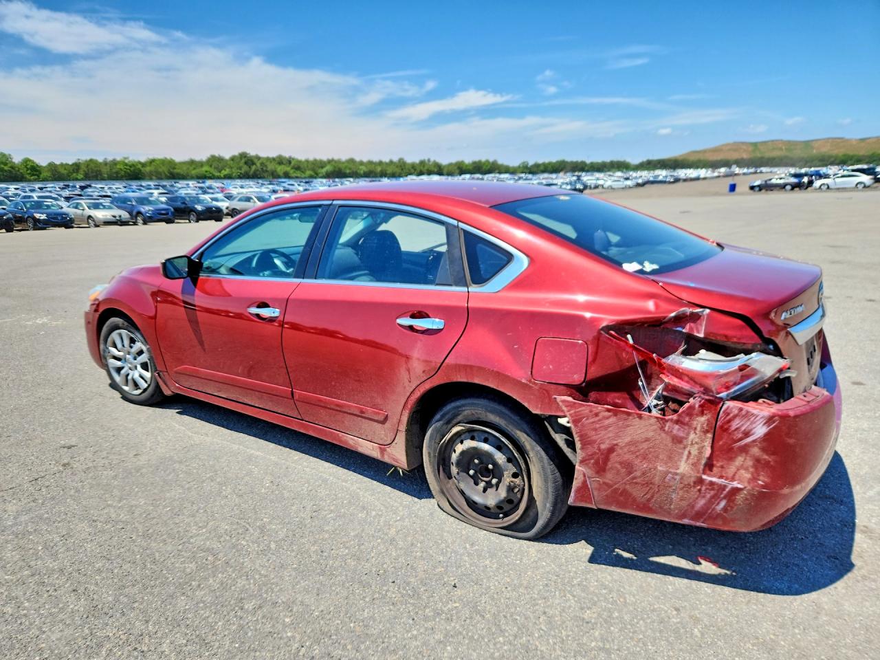 2015 Nissan Altima 2.5 S Red vin: 1N4AL3AP9FC594514