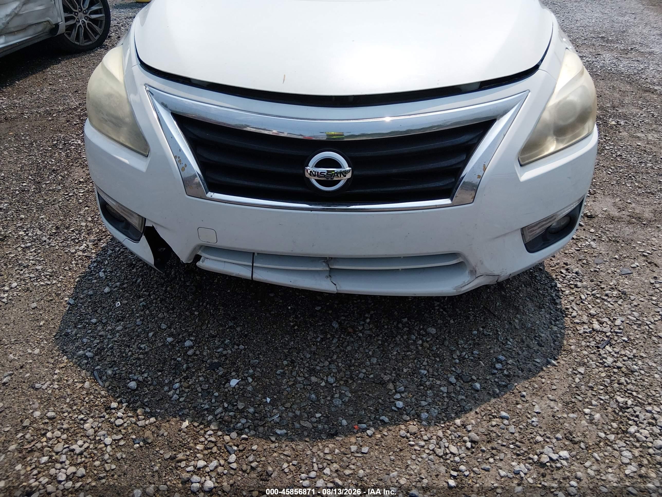 2015 Nissan Altima 2.5 Sl White vin: 1N4AL3AP9FC595971