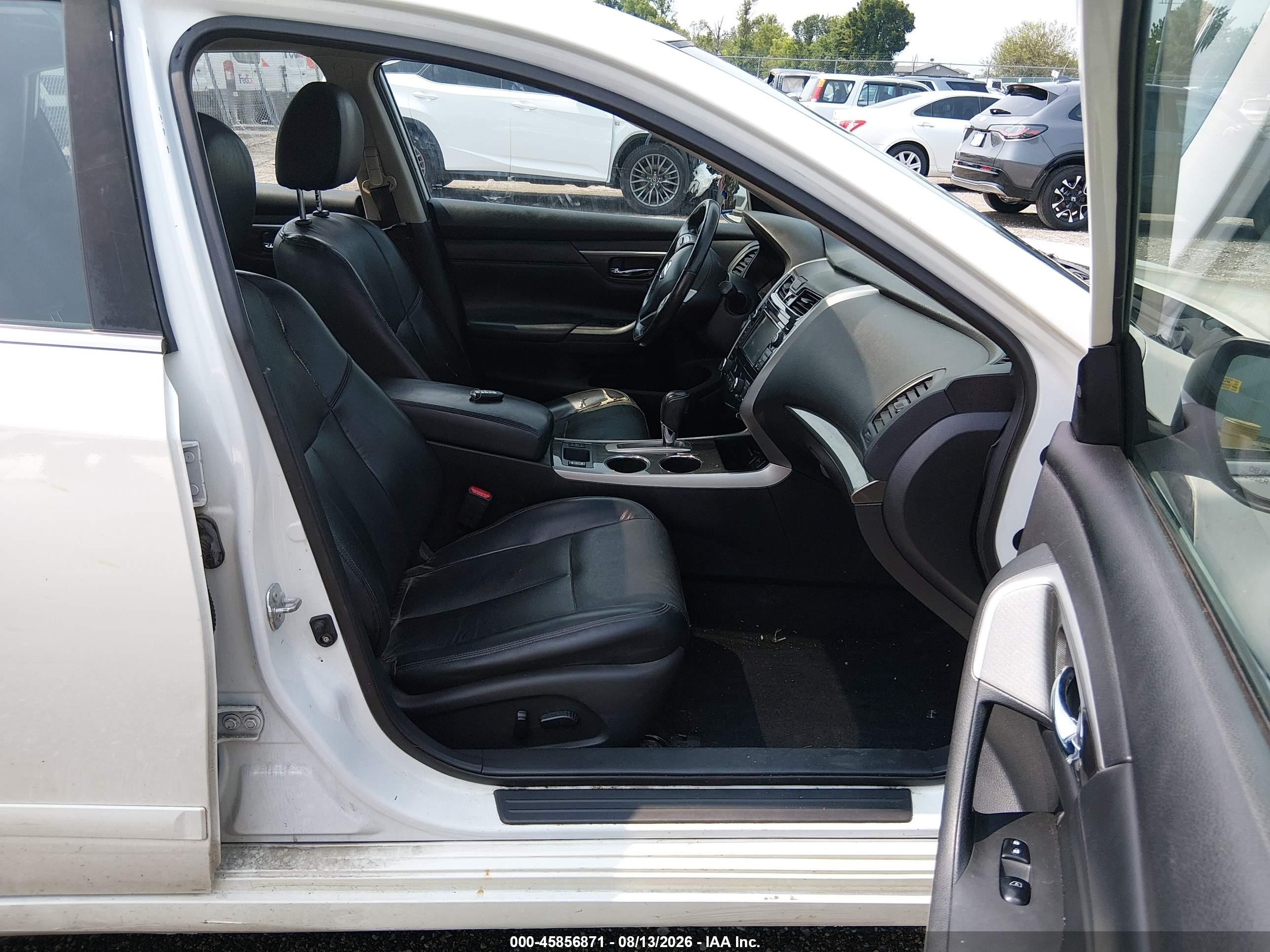 2015 Nissan Altima 2.5 Sl White vin: 1N4AL3AP9FC595971