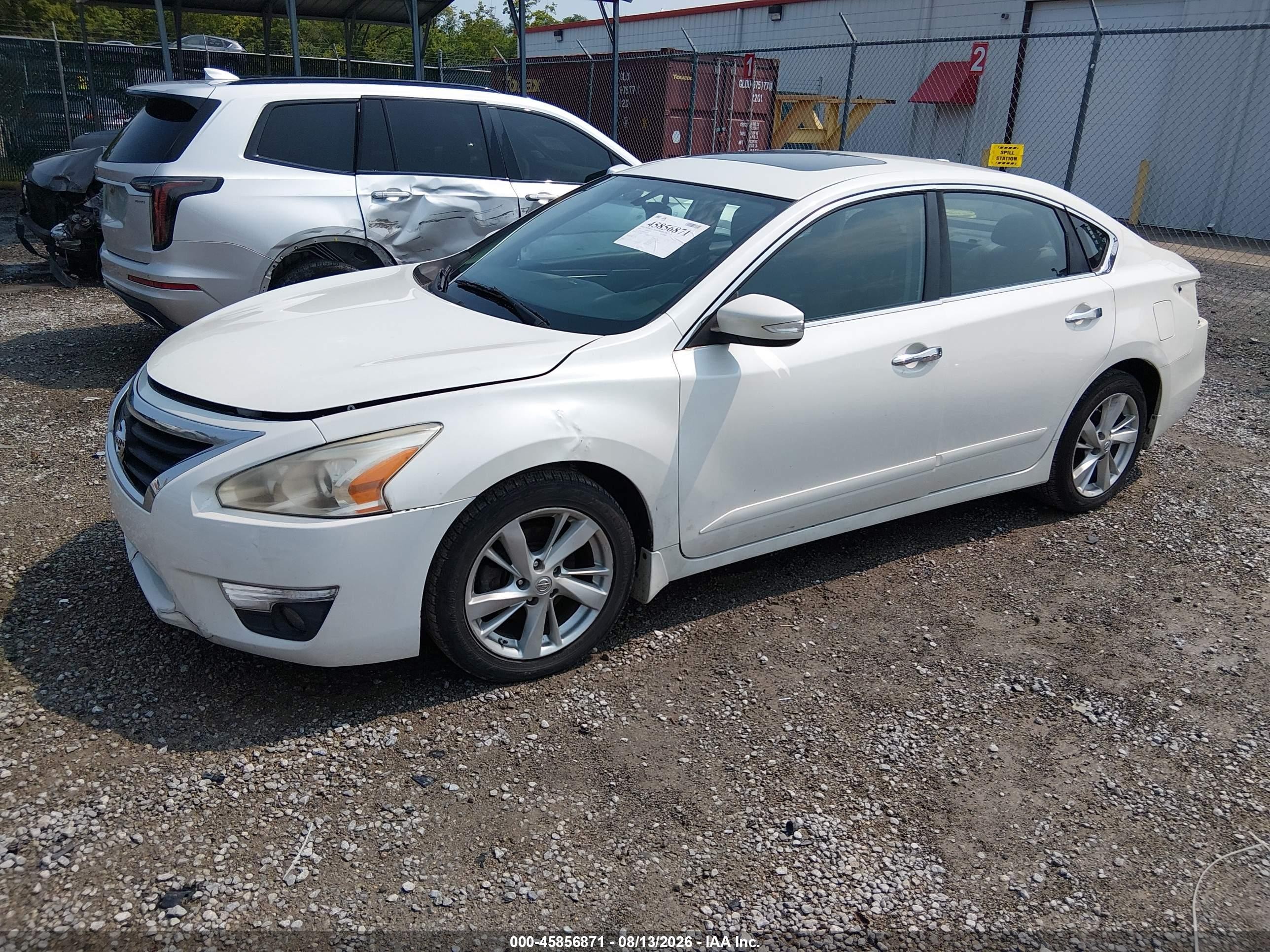 2015 Nissan Altima 2.5 Sl White vin: 1N4AL3AP9FC595971