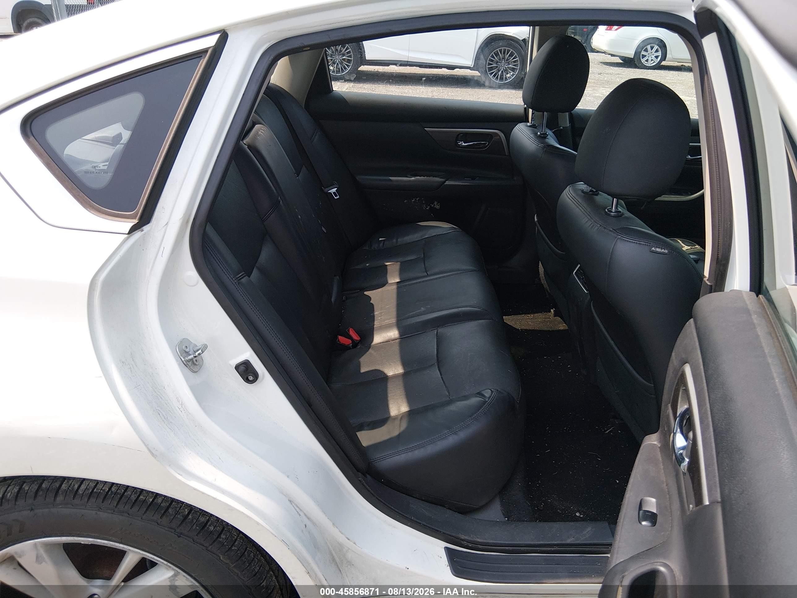 2015 Nissan Altima 2.5 Sl White vin: 1N4AL3AP9FC595971