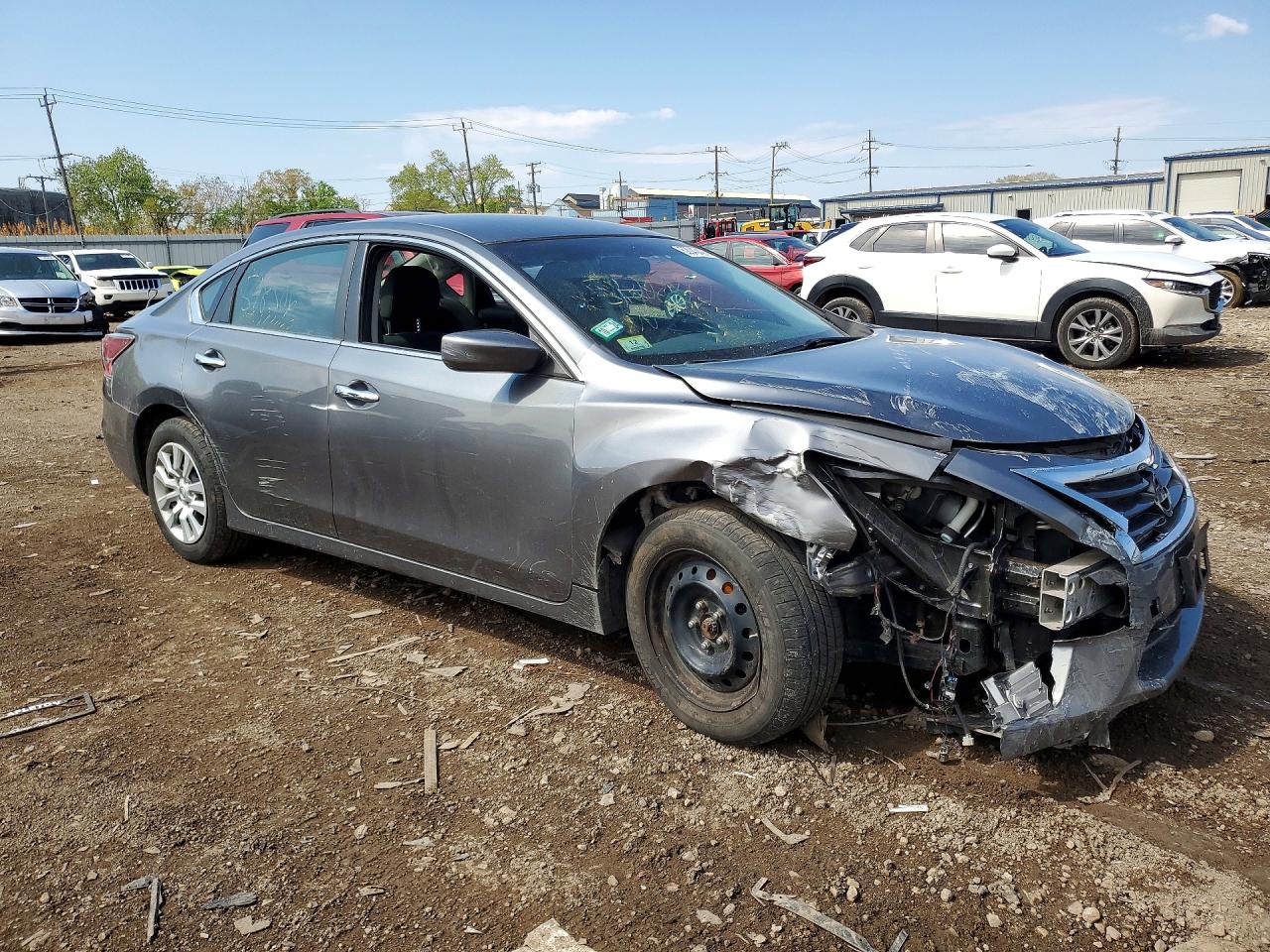 2015 Nissan Altima 2.5 S Gray vin: 1N4AL3AP9FN305684
