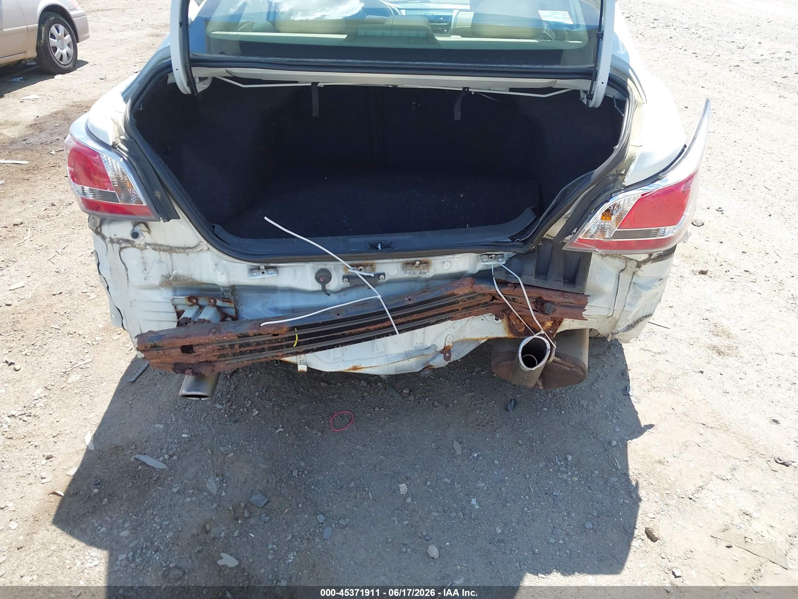 2015 Nissan Altima 2.5 Sl White vin: 1N4AL3AP9FN307242