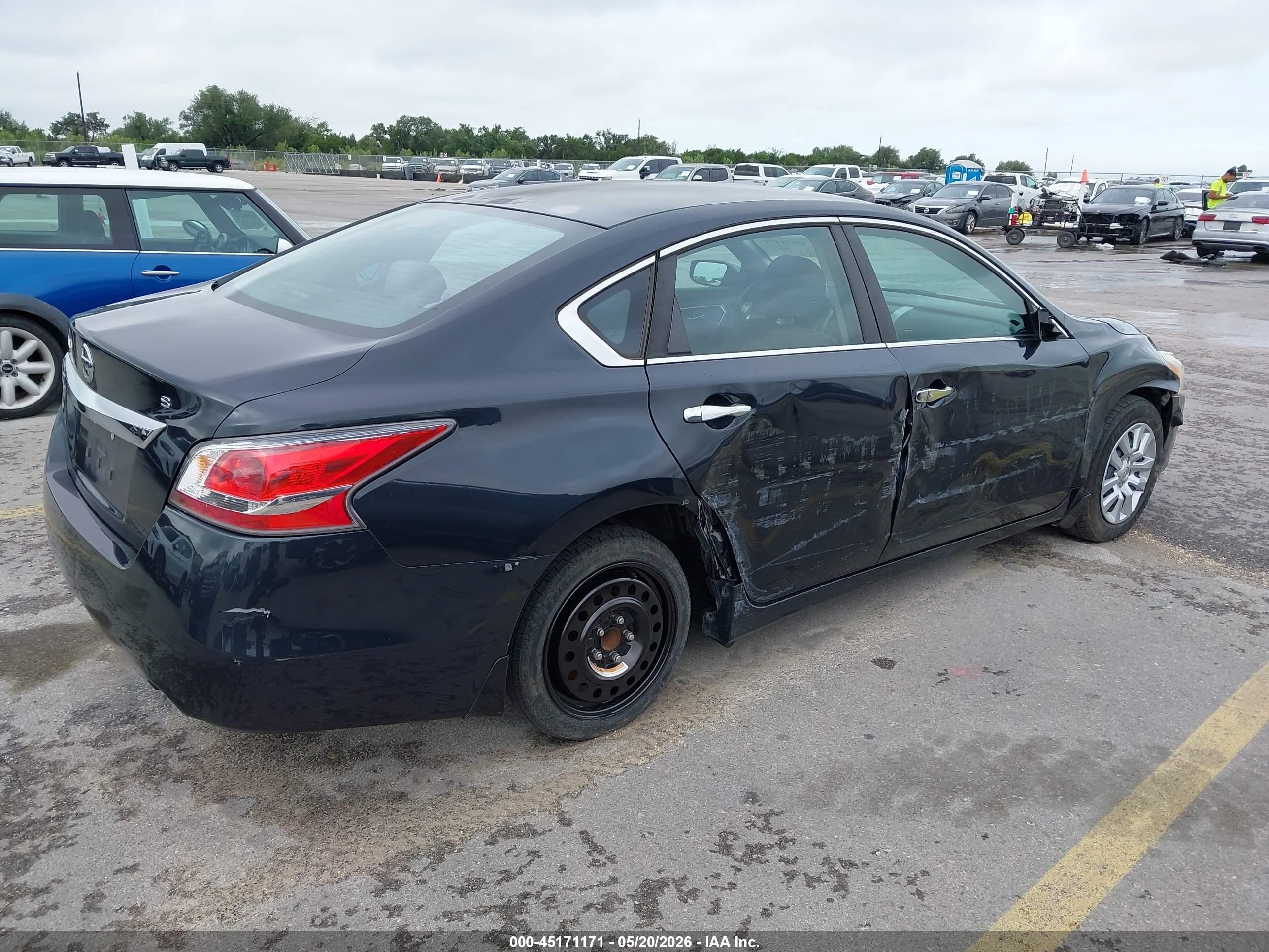 2015 Nissan Altima 2.5 S Black vin: 1N4AL3AP9FN308830
