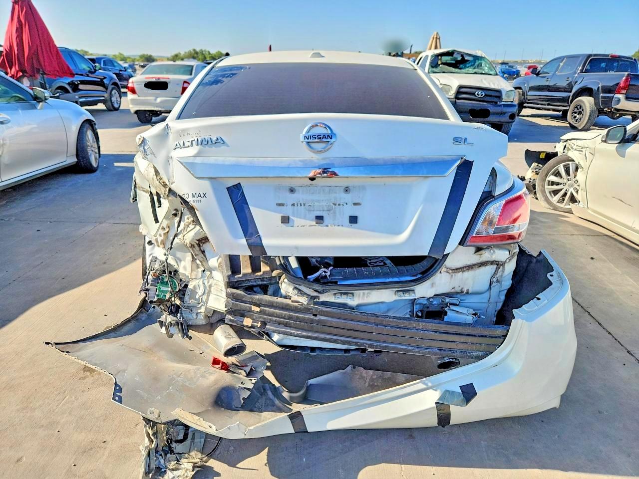 2015 Nissan Altima 2.5 Sl White vin: 1N4AL3AP9FN310125