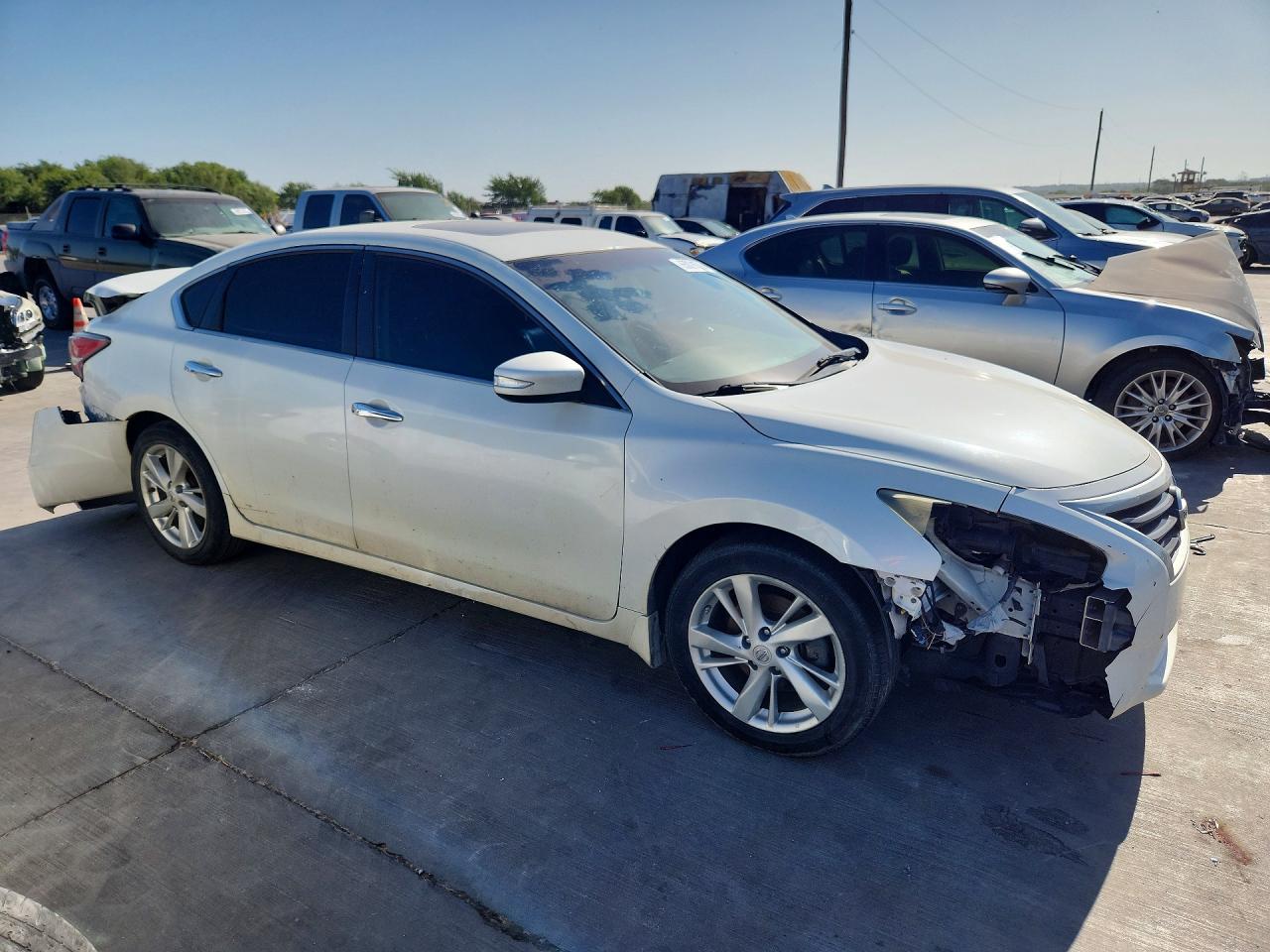 2015 Nissan Altima 2.5 Sl White vin: 1N4AL3AP9FN310125