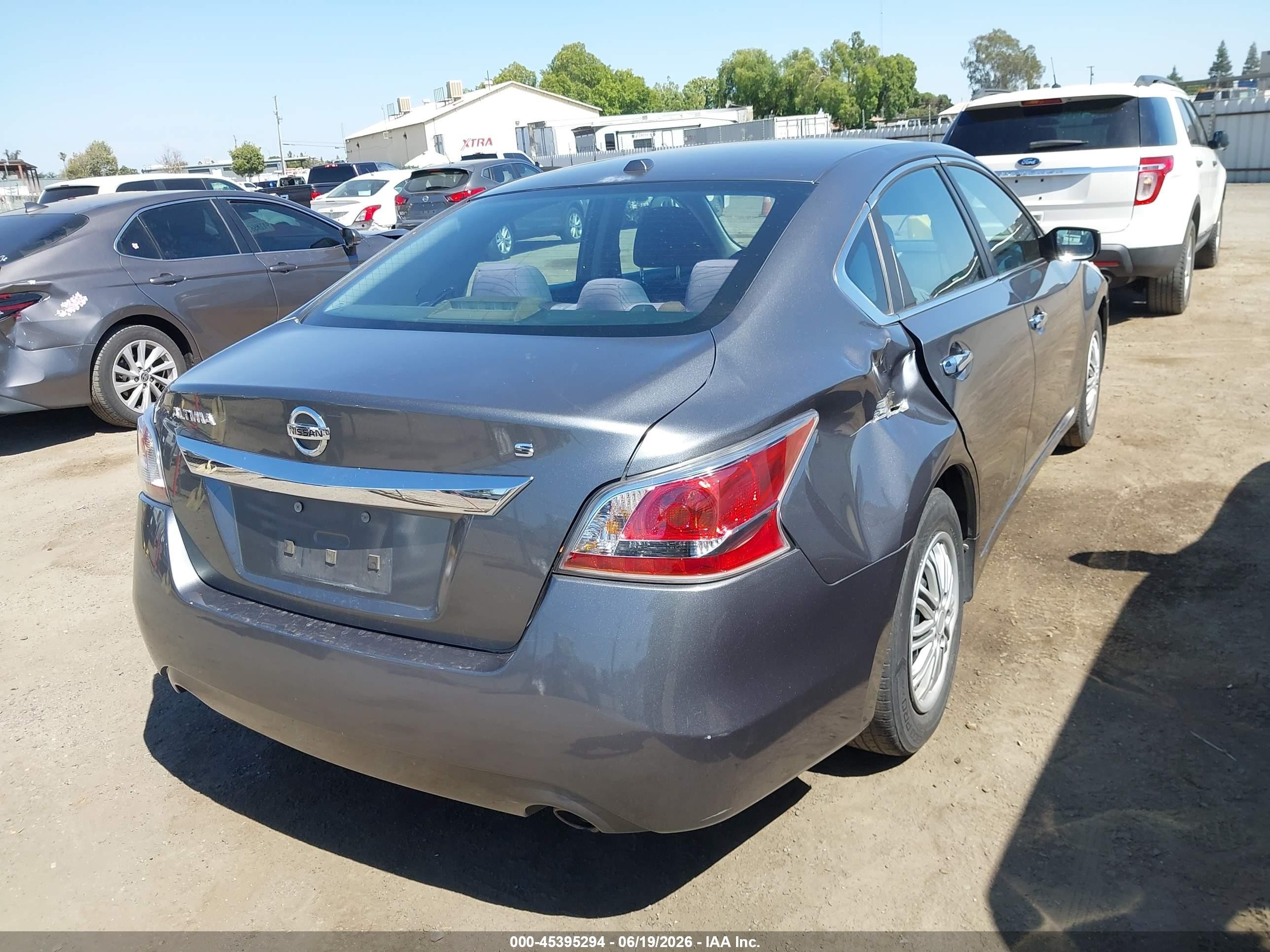 2015 Nissan Altima 2.5/2.5 S/2.5 Sl/2.5 Sv Gray vin: 1N4AL3AP9FN326714