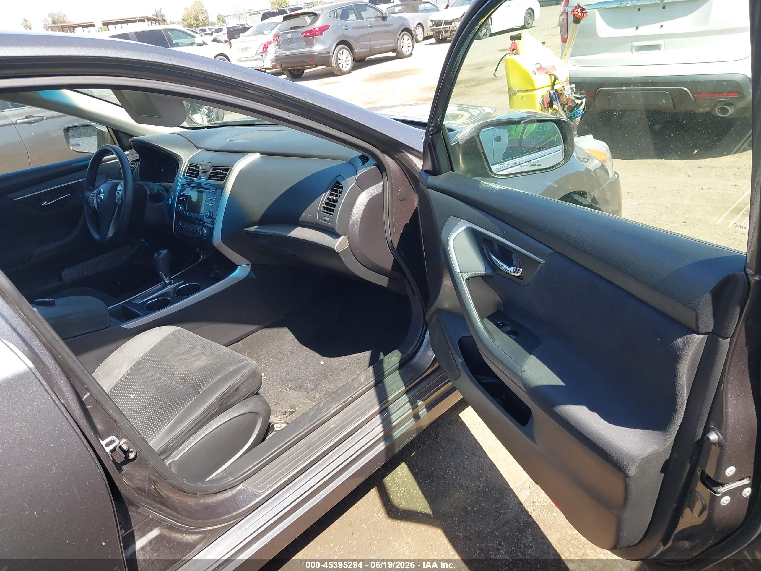 2015 Nissan Altima 2.5/2.5 S/2.5 Sl/2.5 Sv Gray vin: 1N4AL3AP9FN326714