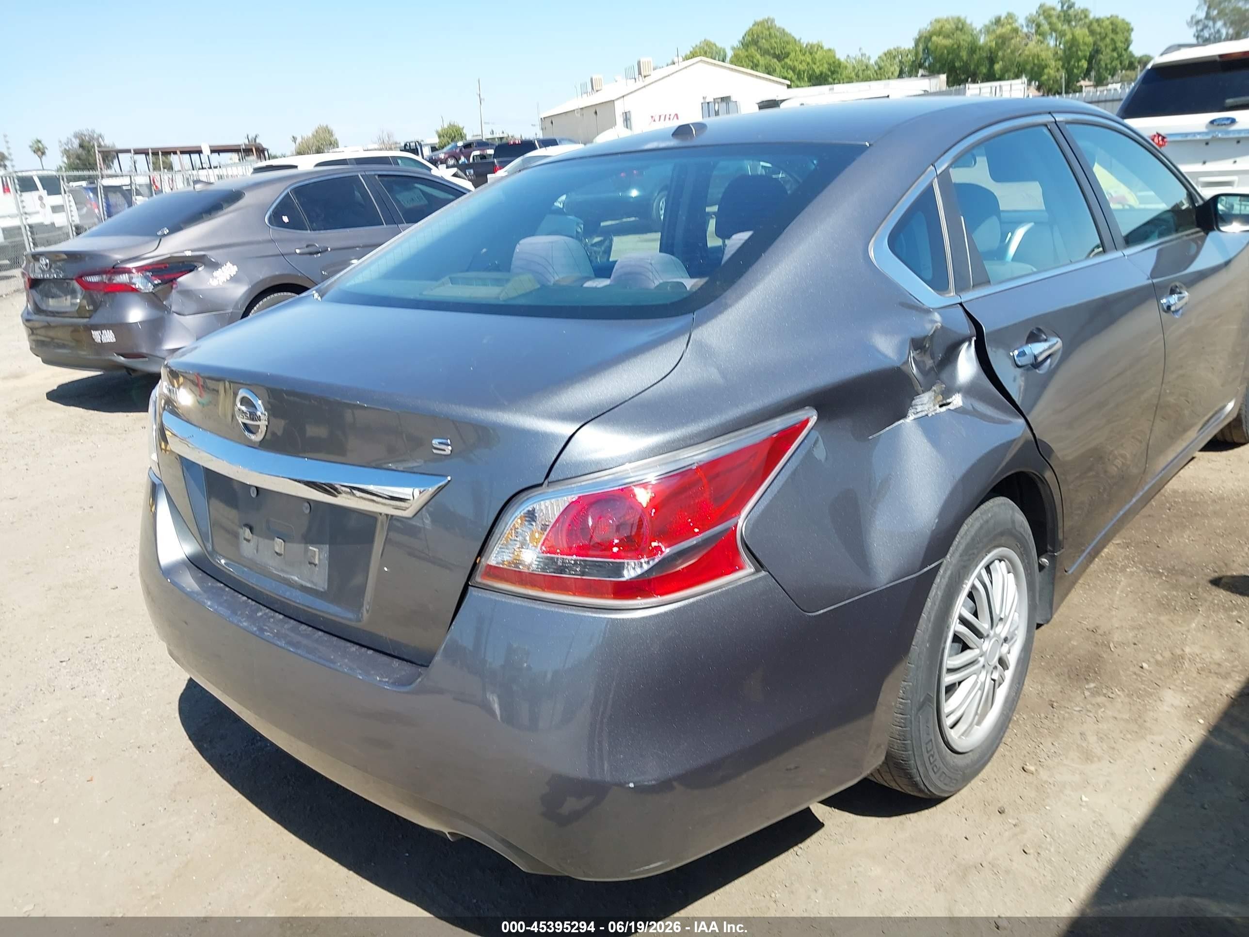 2015 Nissan Altima 2.5/2.5 S/2.5 Sl/2.5 Sv Gray vin: 1N4AL3AP9FN326714
