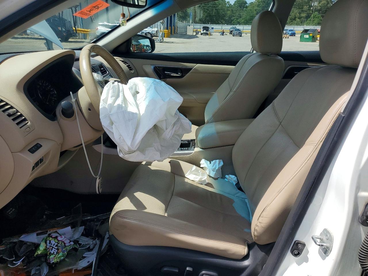 2015 Nissan Altima 2.5 Sl White vin: 1N4AL3AP9FN336272