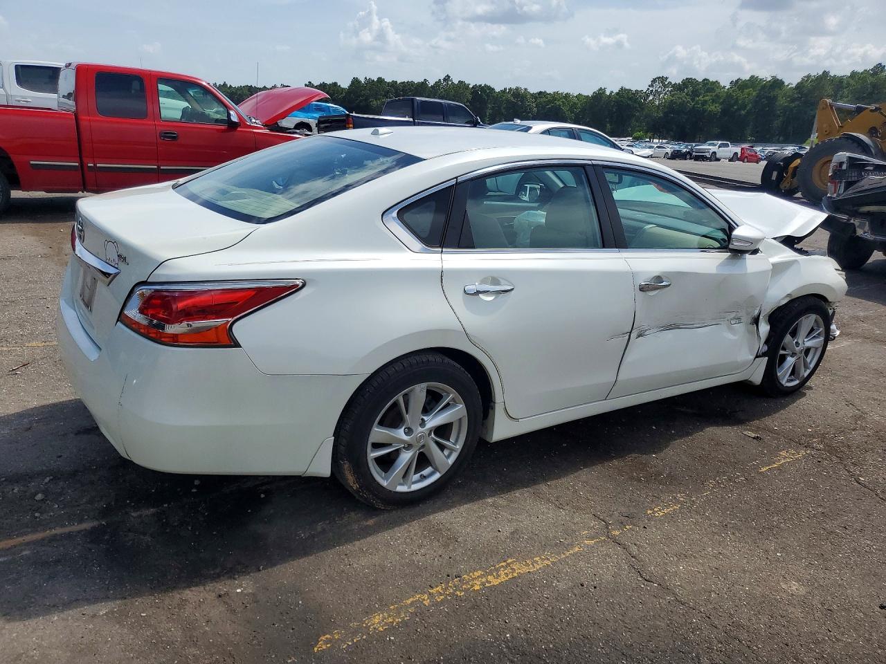 2015 Nissan Altima 2.5 Sl White vin: 1N4AL3AP9FN336272
