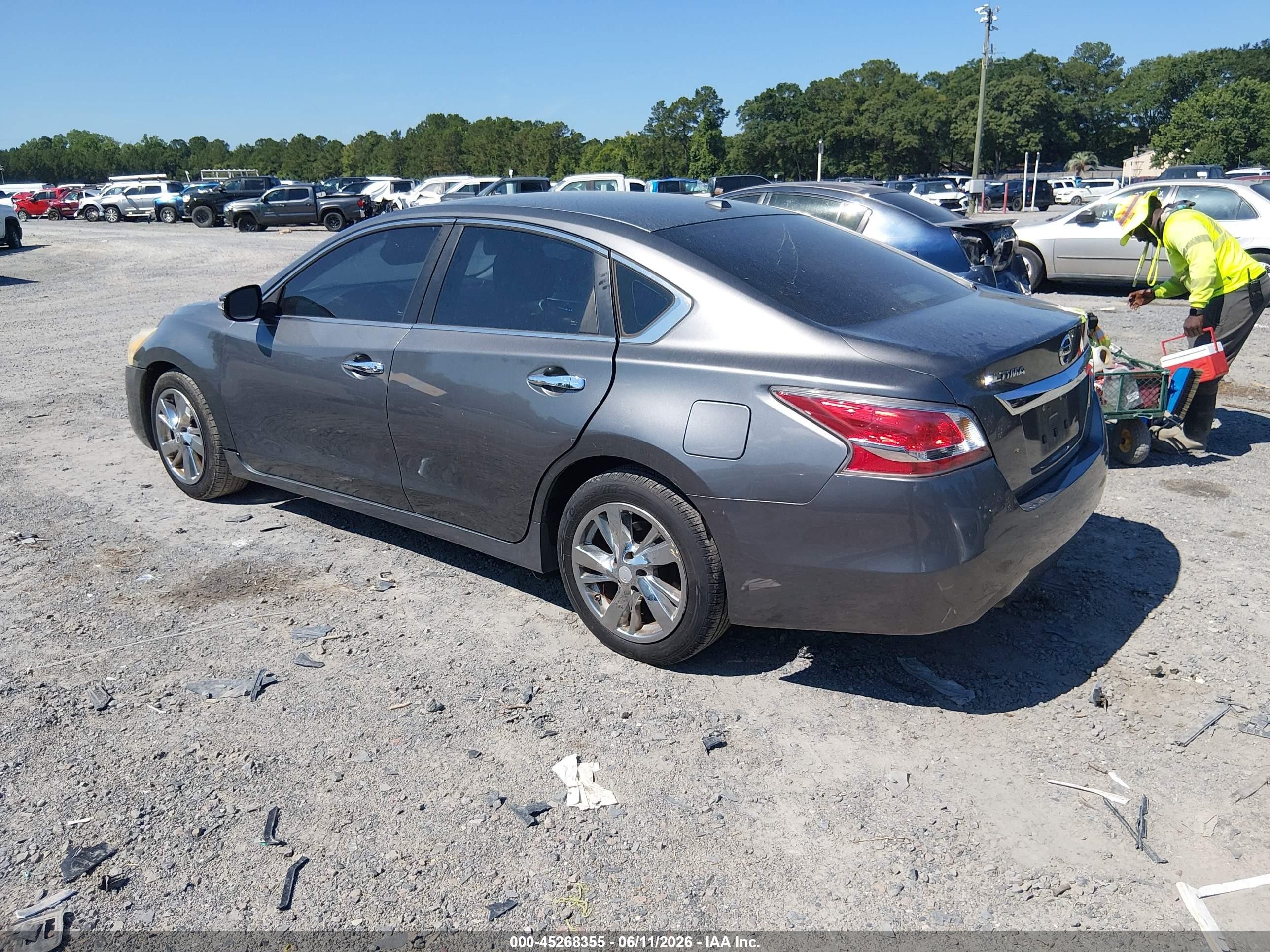 2015 Nissan Altima 2.5/2.5 S/2.5 Sl/2.5 Sv Gray vin: 1N4AL3AP9FN349135