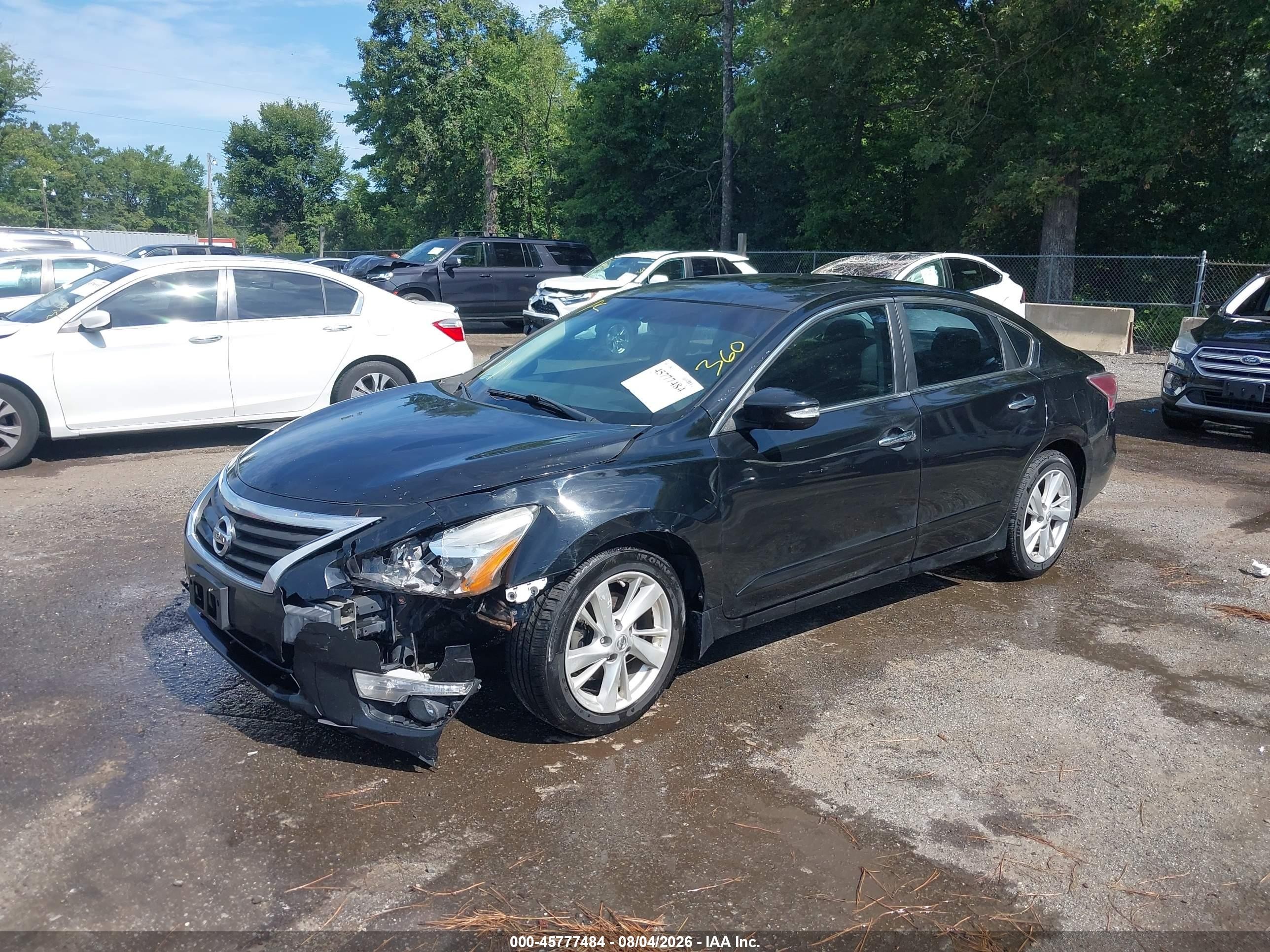 2015 Nissan Altima 2.5 Sl Black vin: 1N4AL3AP9FN349328