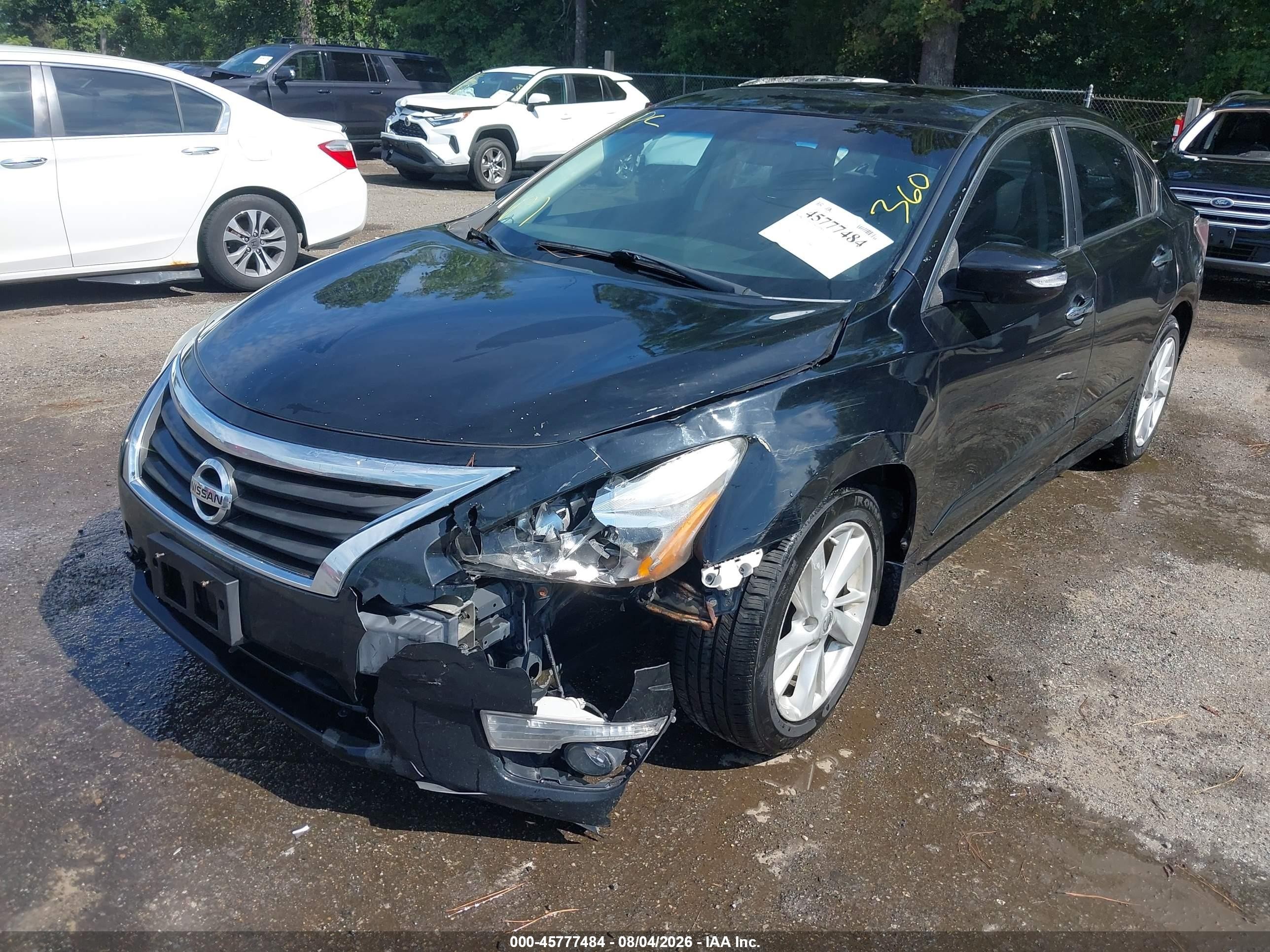 2015 Nissan Altima 2.5 Sl Black vin: 1N4AL3AP9FN349328