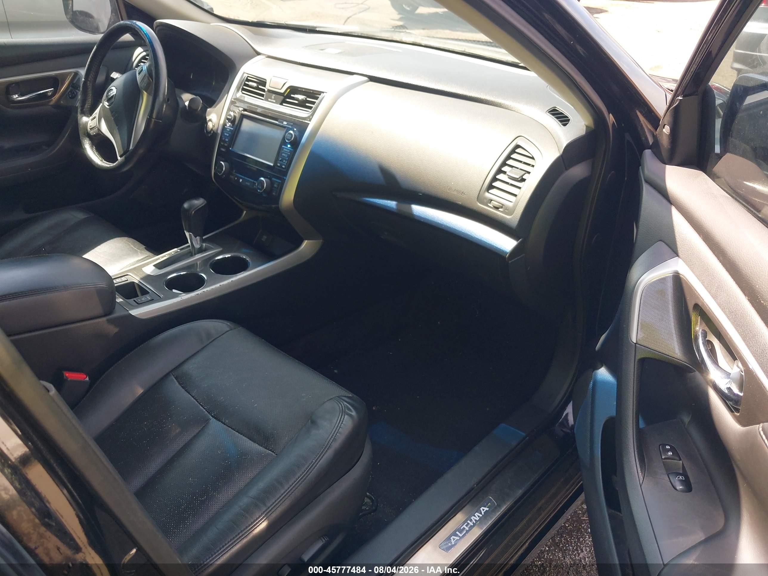 2015 Nissan Altima 2.5 Sl Black vin: 1N4AL3AP9FN349328