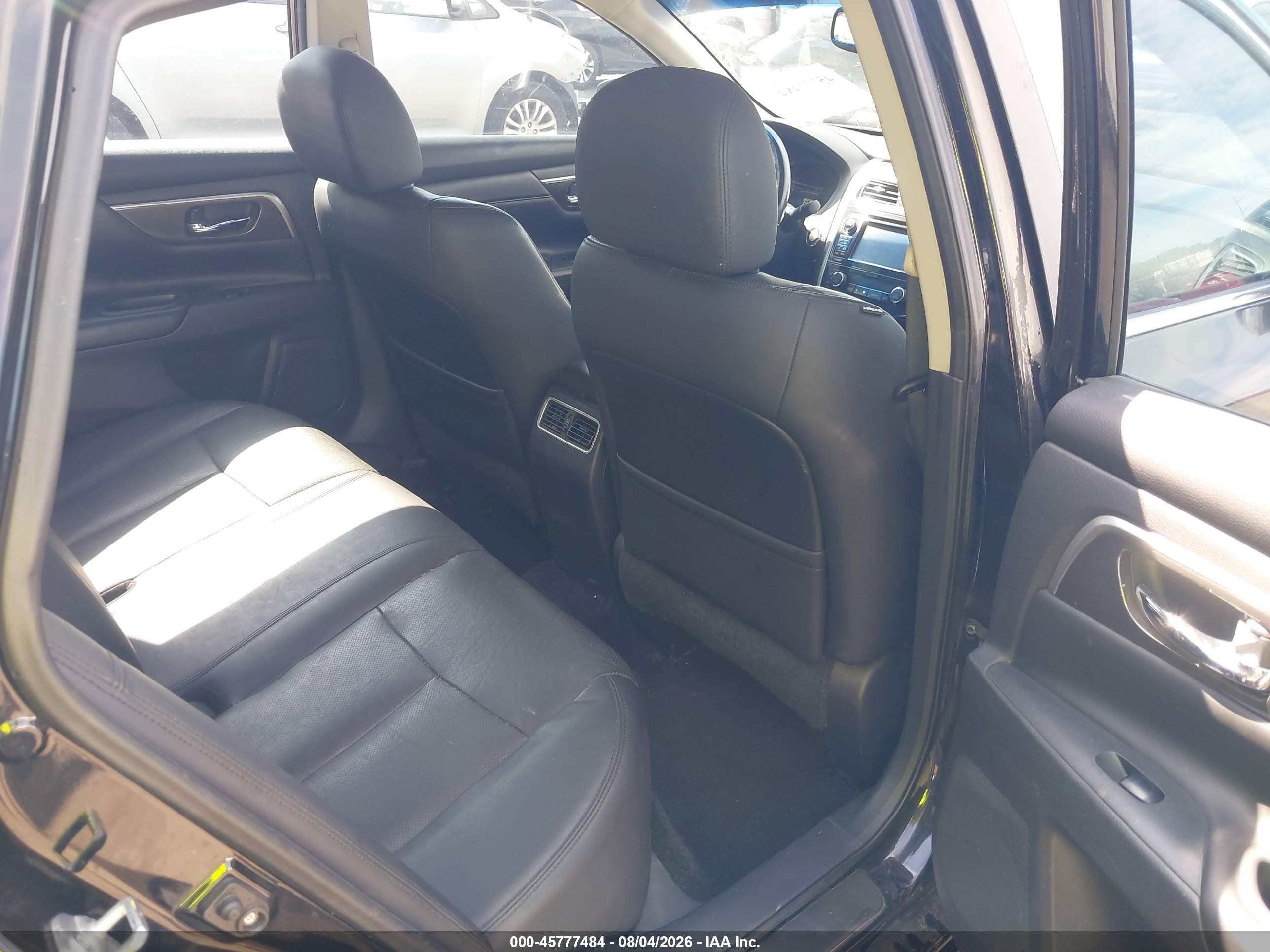 2015 Nissan Altima 2.5 Sl Black vin: 1N4AL3AP9FN349328