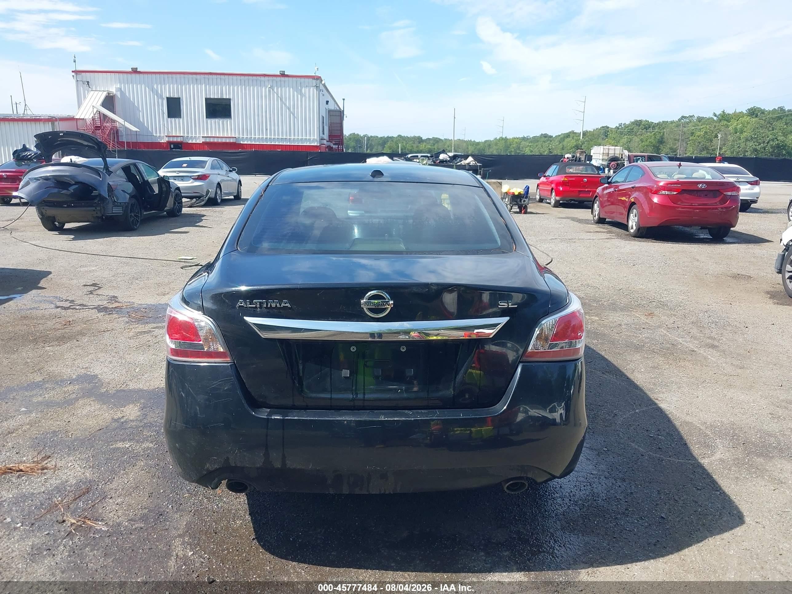 2015 Nissan Altima 2.5 Sl Black vin: 1N4AL3AP9FN349328