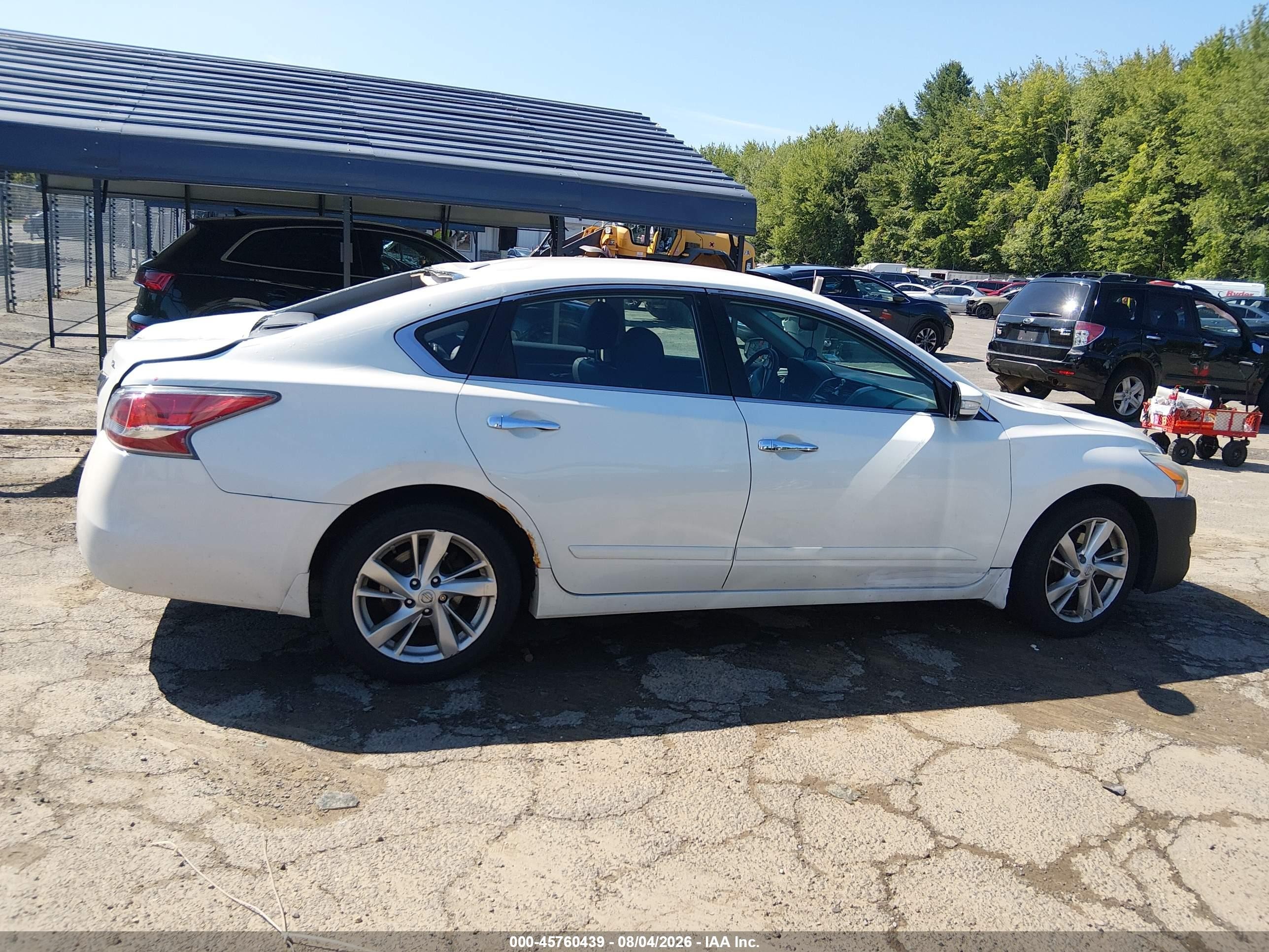 2015 Nissan Altima 2.5 Sl White vin: 1N4AL3AP9FN350365