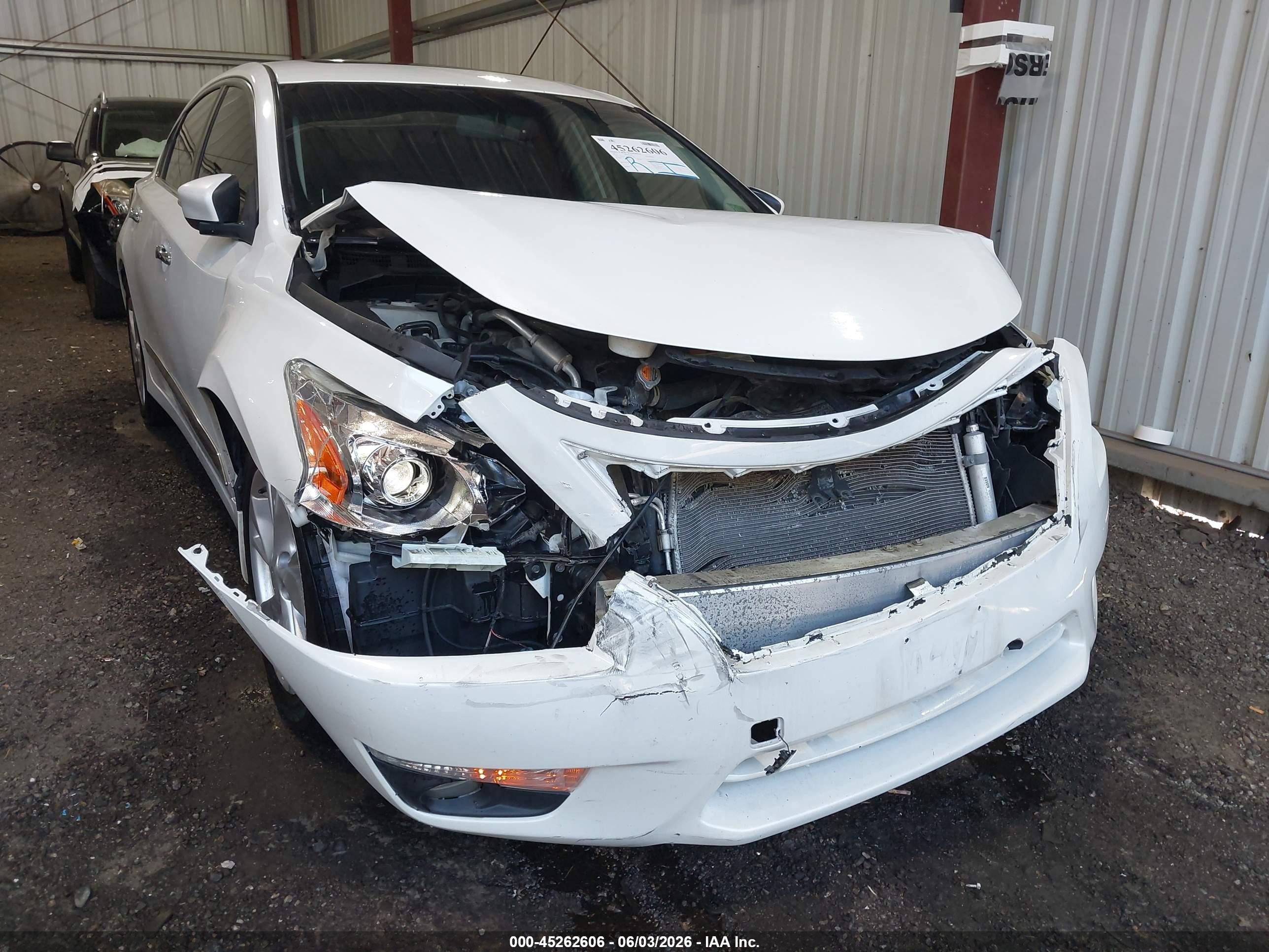 2015 Nissan Altima 2.5 Sl White vin: 1N4AL3AP9FN353279