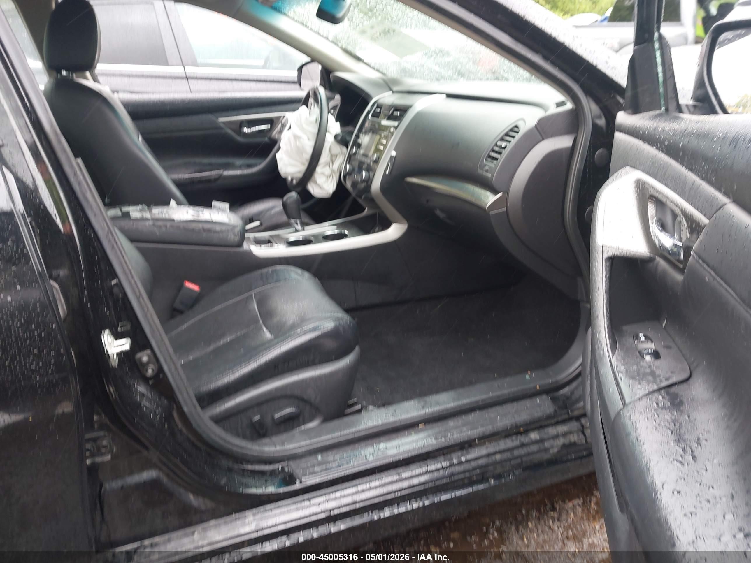 2015 Nissan Altima 2.5 Sl Black vin: 1N4AL3AP9FN359759