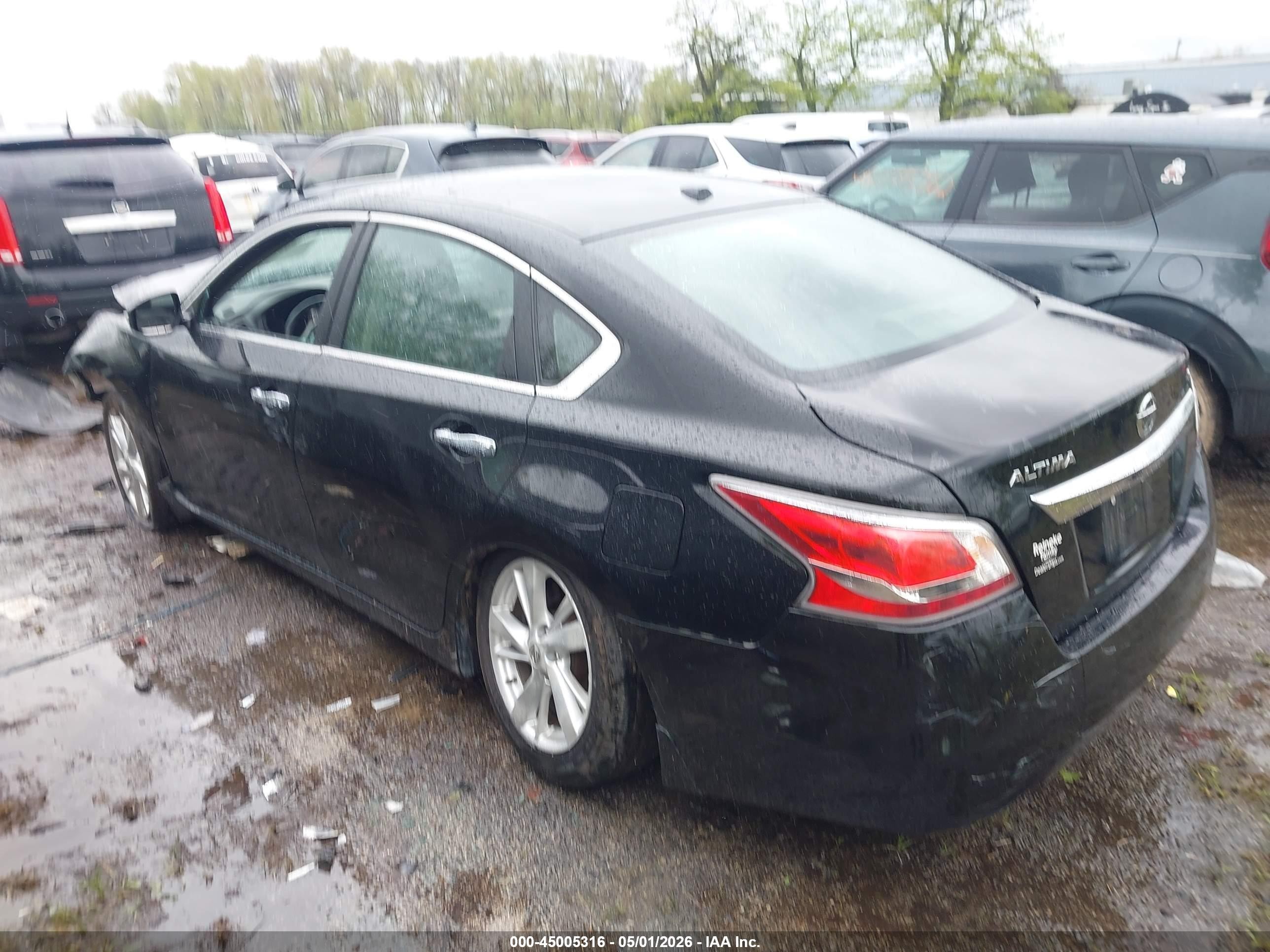 2015 Nissan Altima 2.5 Sl Black vin: 1N4AL3AP9FN359759