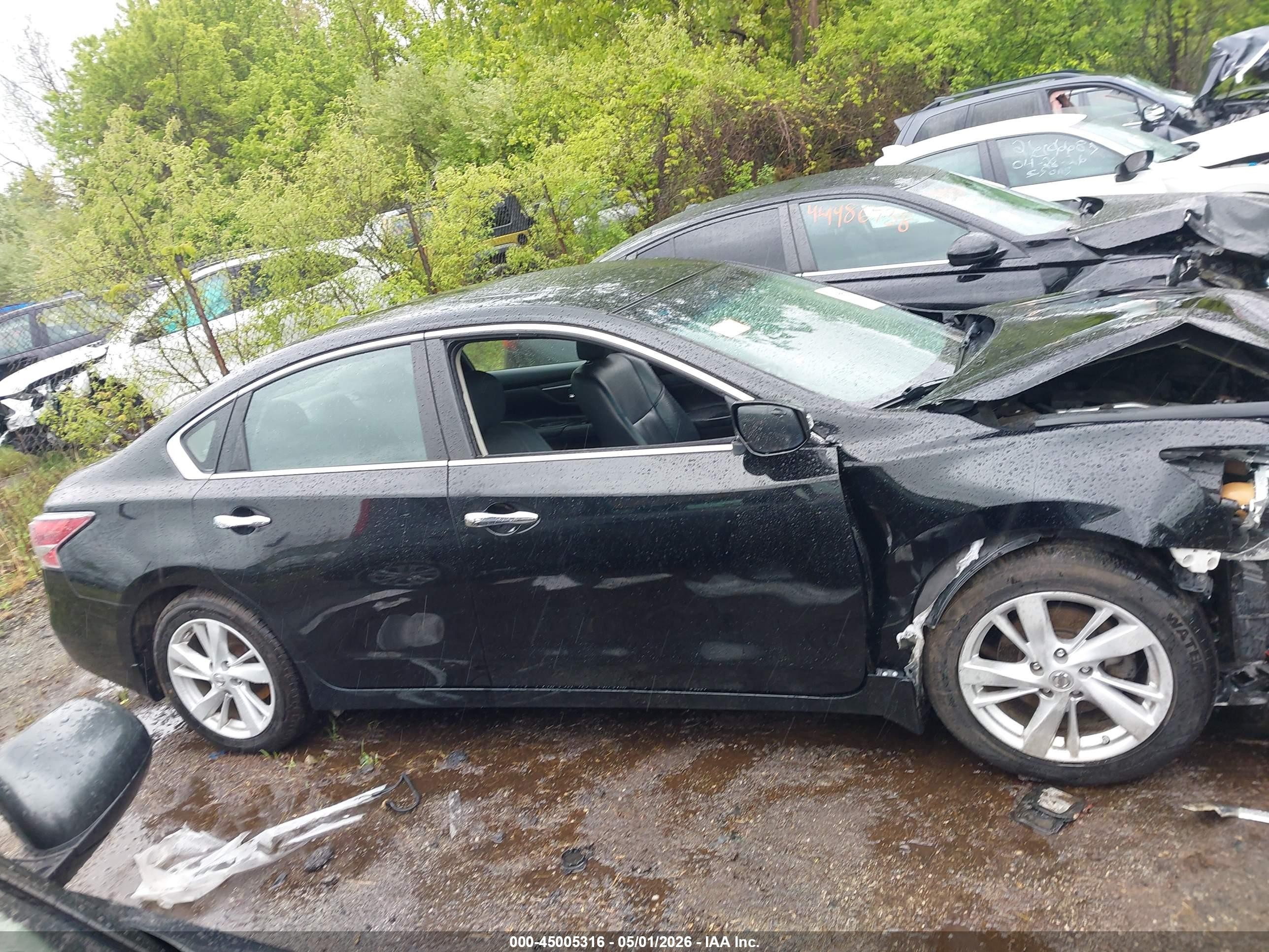 2015 Nissan Altima 2.5 Sl Black vin: 1N4AL3AP9FN359759