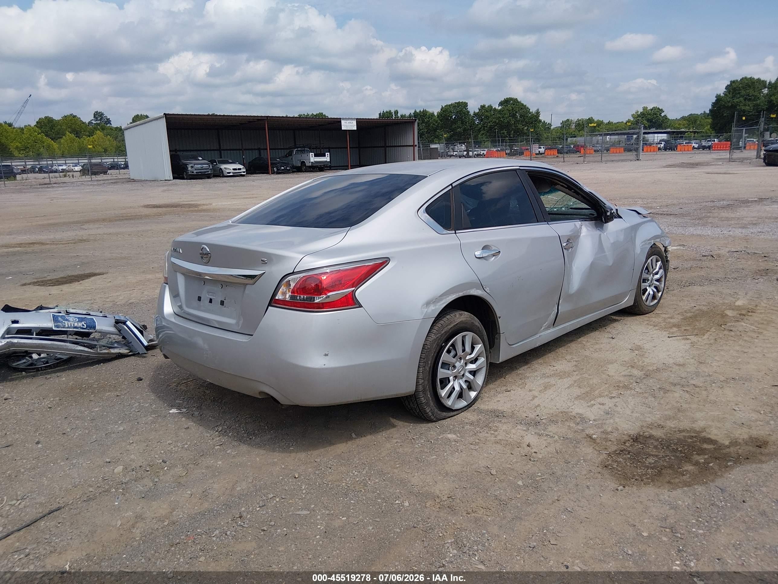 2015 Nissan Altima 2.5/2.5 S/2.5 Sl/2.5 Sv Silver vin: 1N4AL3AP9FN363570