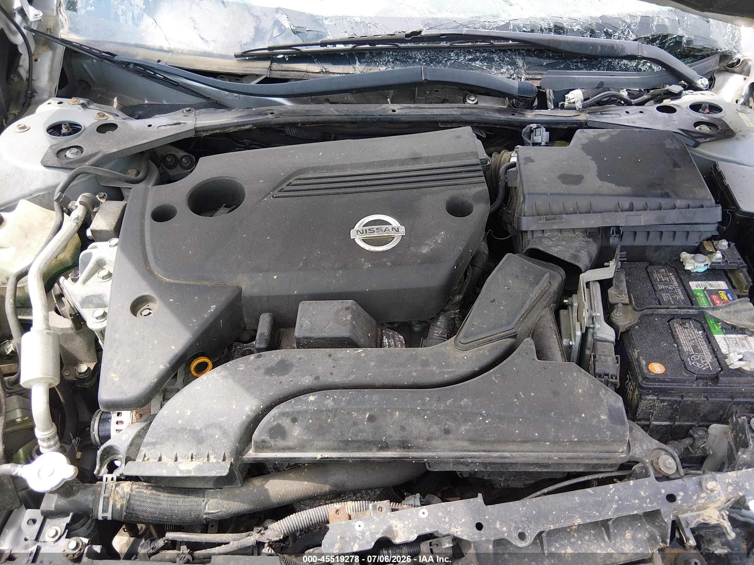 2015 Nissan Altima 2.5/2.5 S/2.5 Sl/2.5 Sv Silver vin: 1N4AL3AP9FN363570