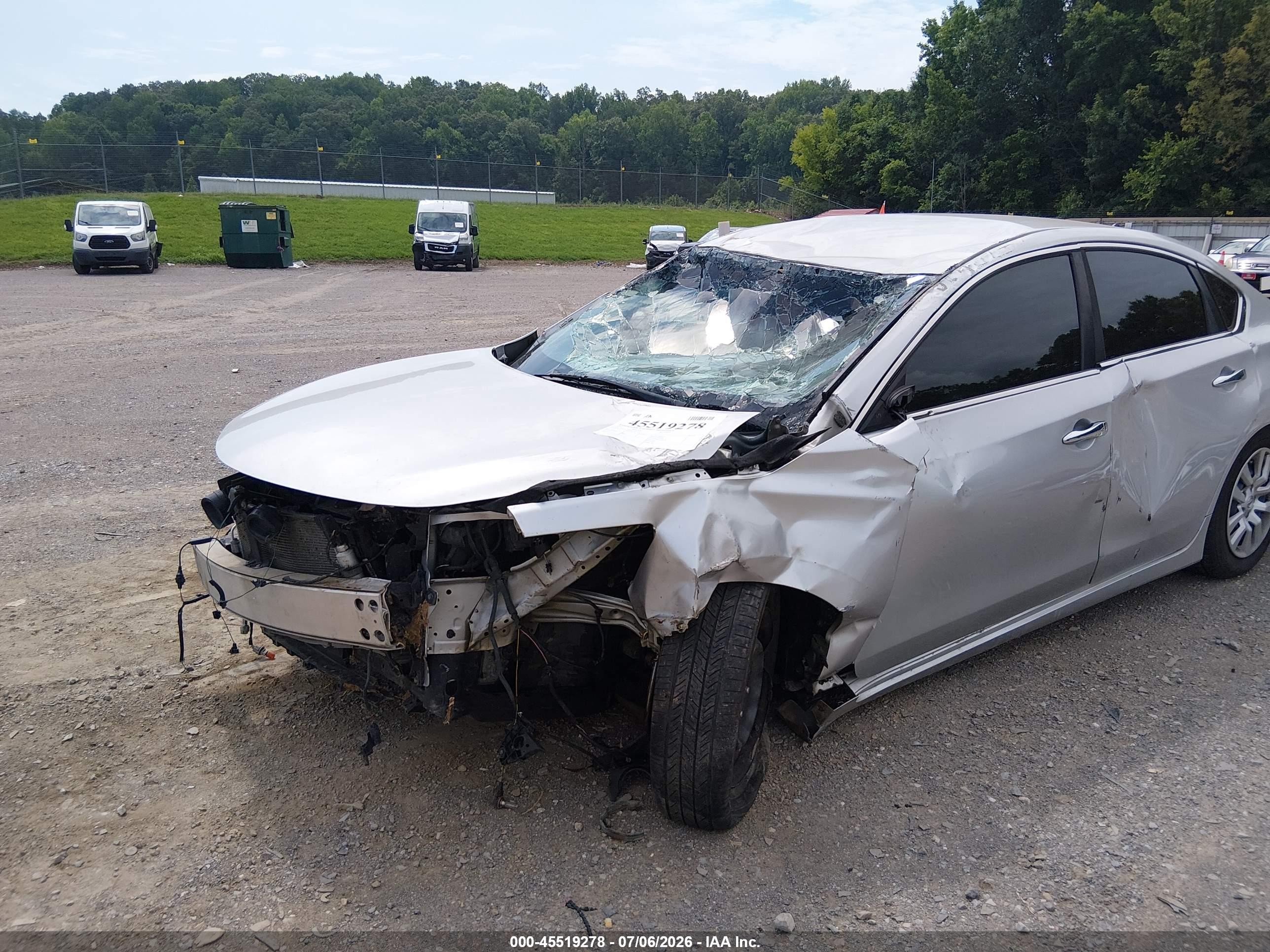 2015 Nissan Altima 2.5/2.5 S/2.5 Sl/2.5 Sv Silver vin: 1N4AL3AP9FN363570