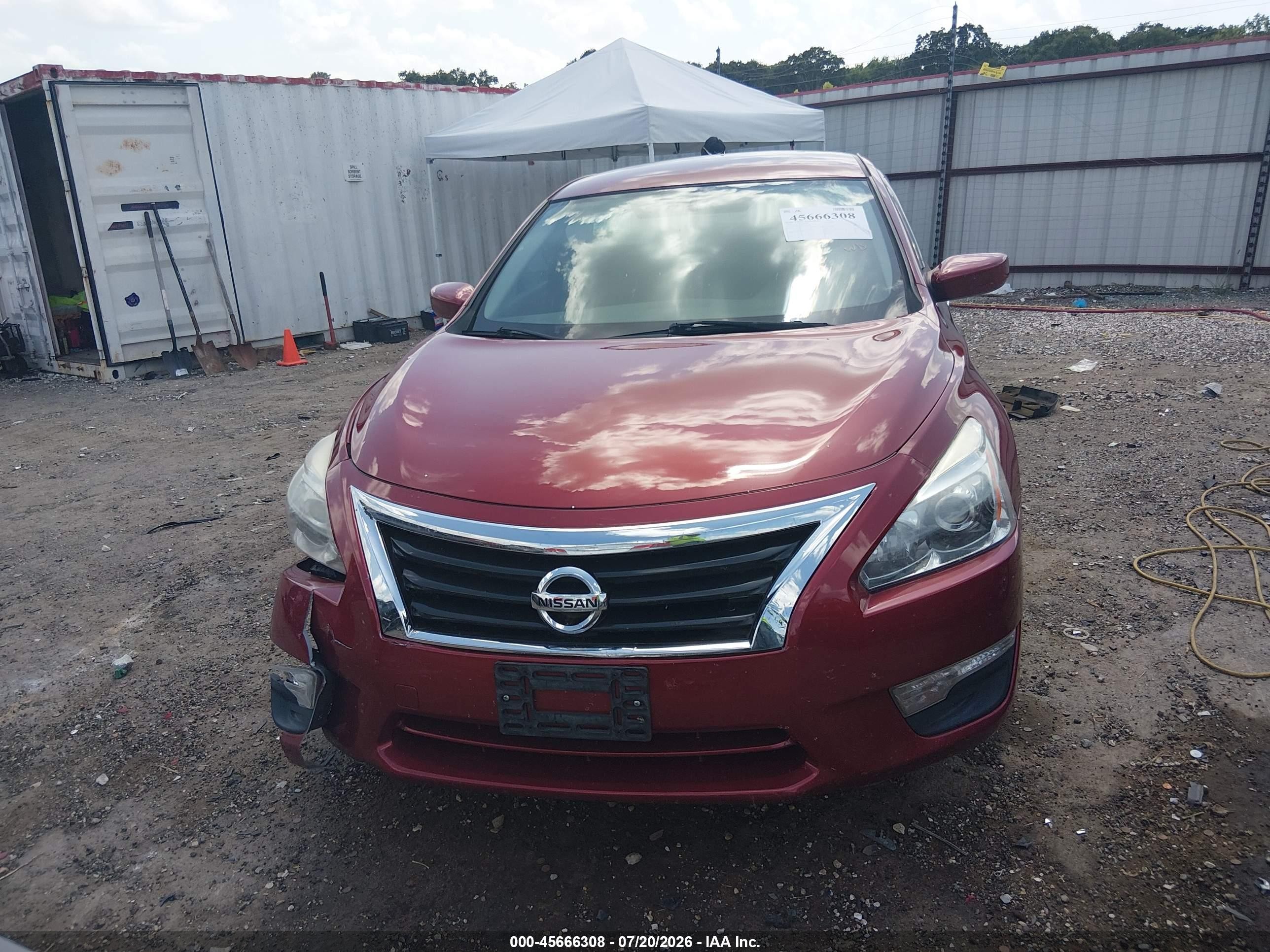 2015 Nissan Altima 2.5 S Red vin: 1N4AL3AP9FN366596