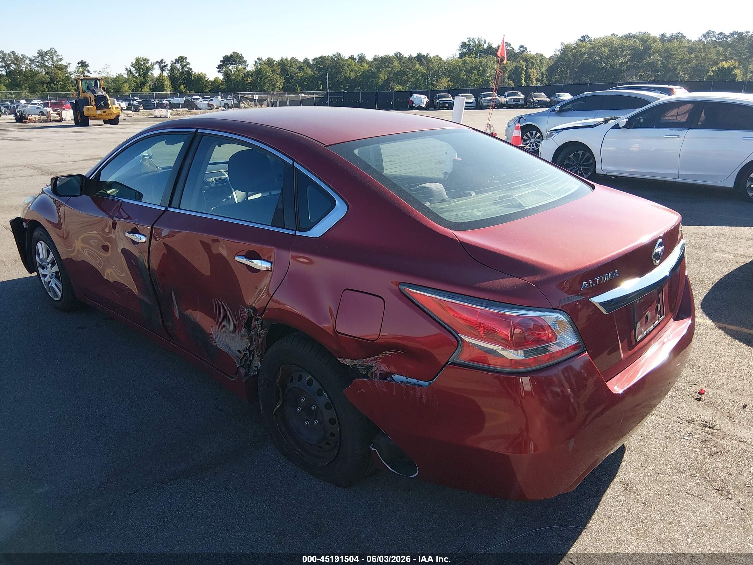 2015 Nissan Altima 2.5 S Burgundy vin: 1N4AL3AP9FN366968