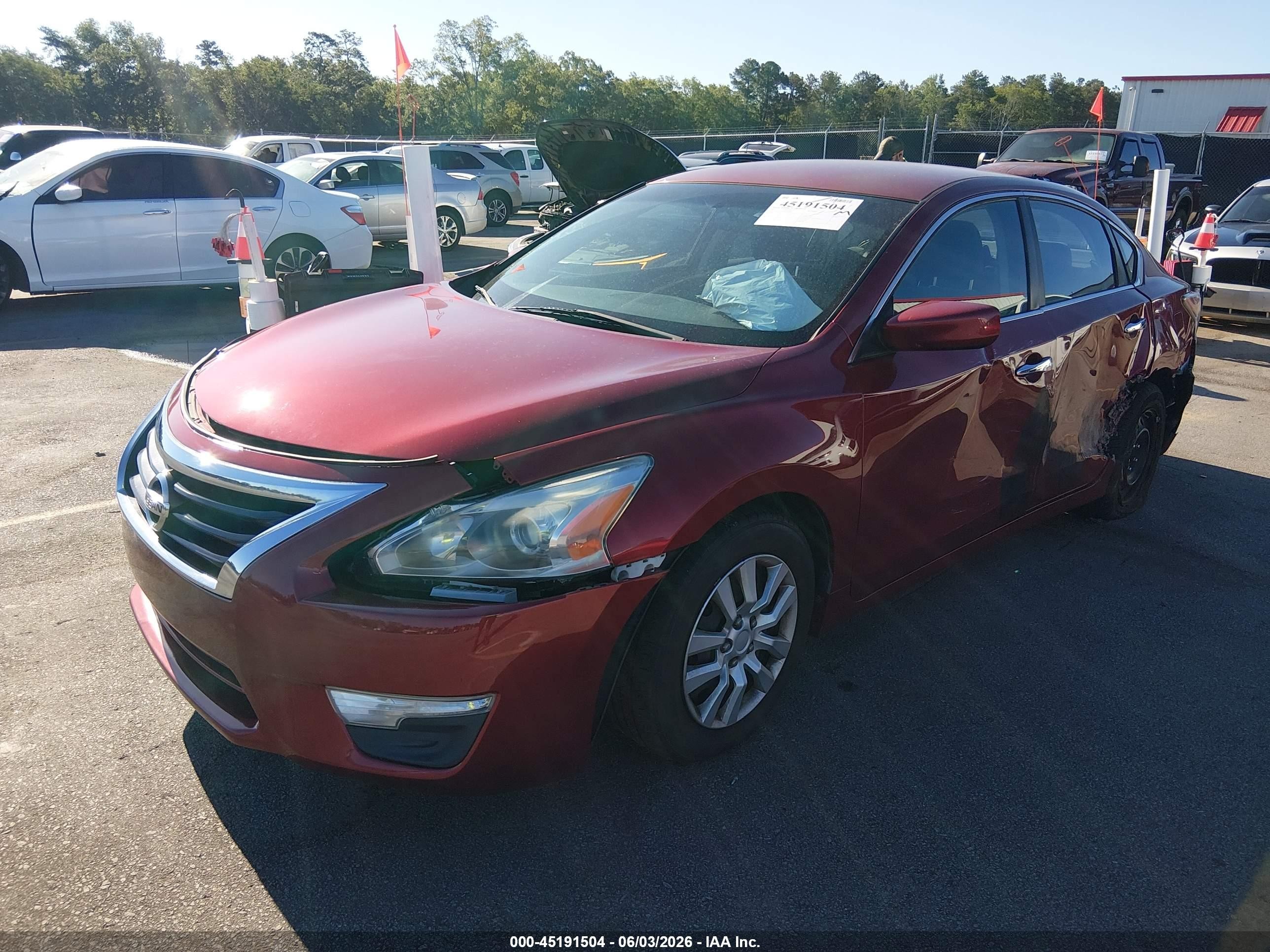 2015 Nissan Altima 2.5 S Burgundy vin: 1N4AL3AP9FN366968