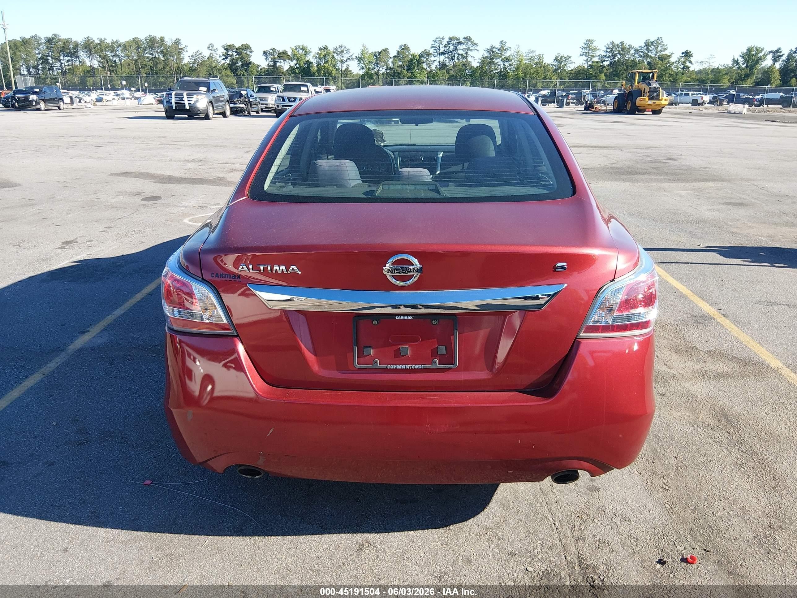 2015 Nissan Altima 2.5 S Burgundy vin: 1N4AL3AP9FN366968
