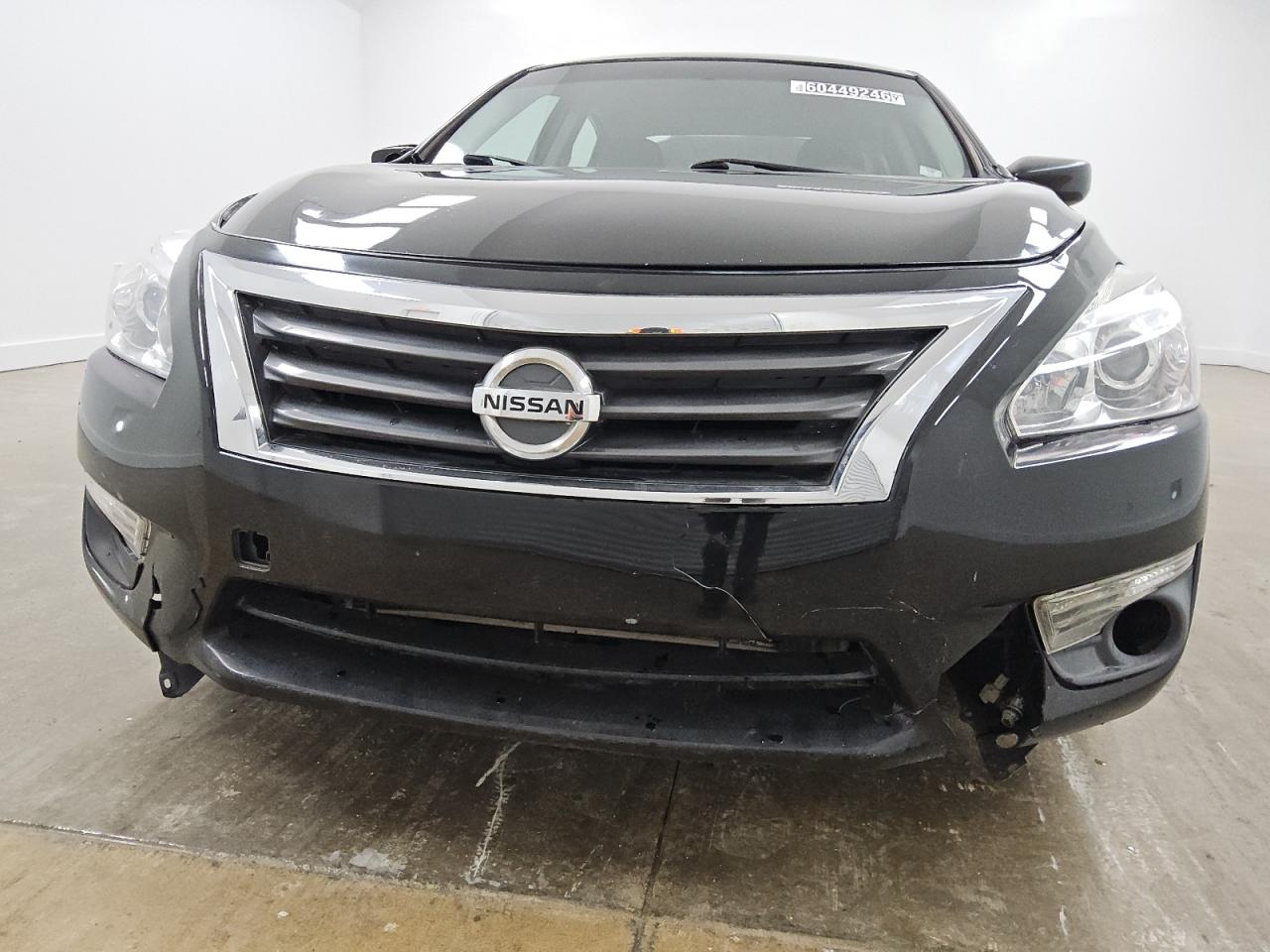 2015 Nissan Altima Black vin: 1N4AL3AP9FN369661 Damage: Front Bumper Reinforcement, Broken, Replacement Required