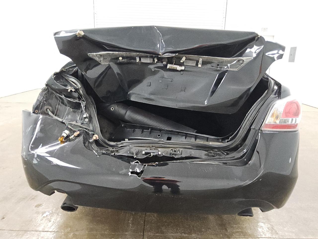 2015 Nissan Altima Black vin: 1N4AL3AP9FN369661 Damage: Deck Lid, Severe Damage, Replacement Required
