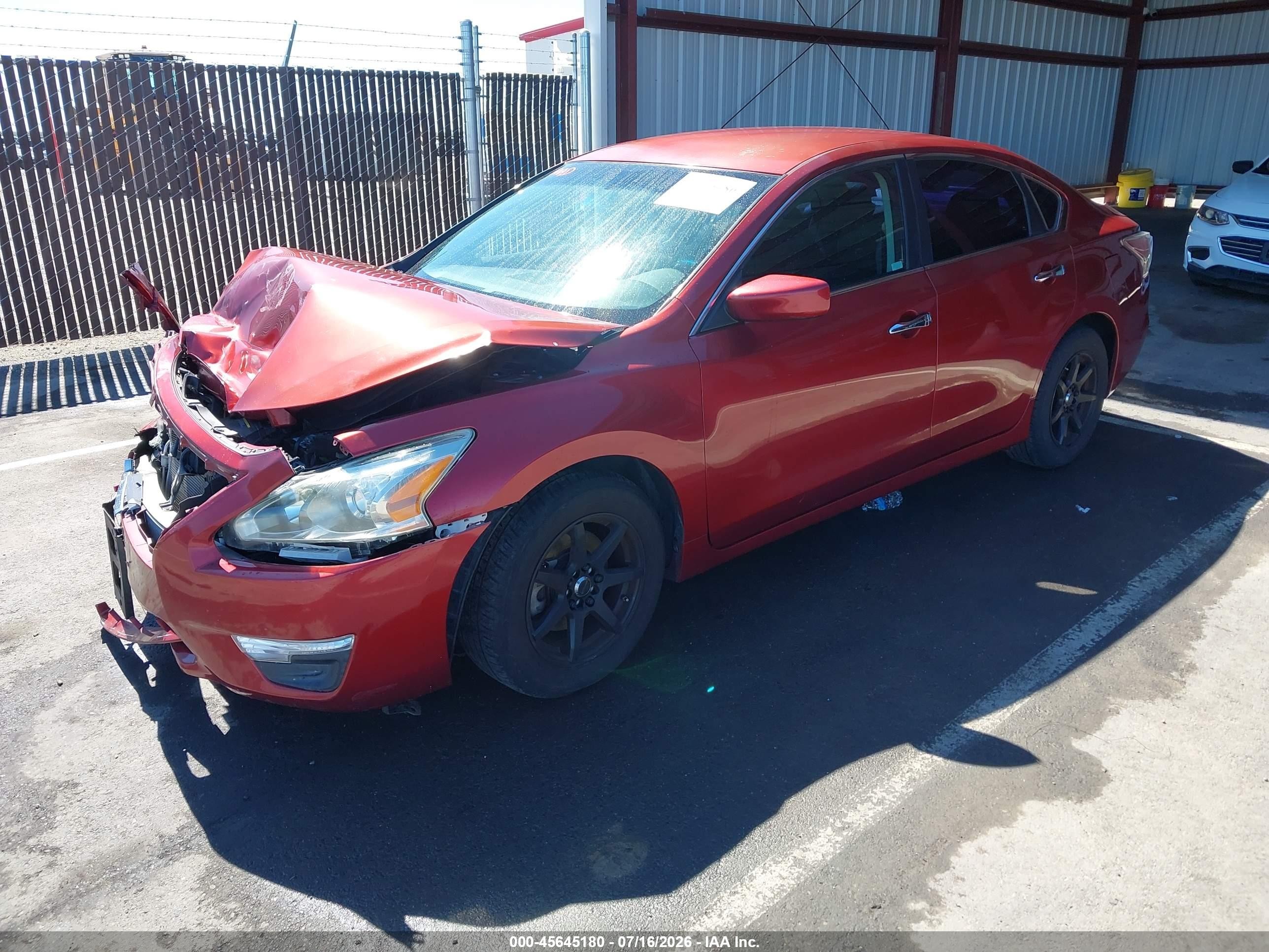 2015 Nissan Altima 2.5/2.5 S/2.5 Sl/2.5 Sv Red vin: 1N4AL3AP9FN375394