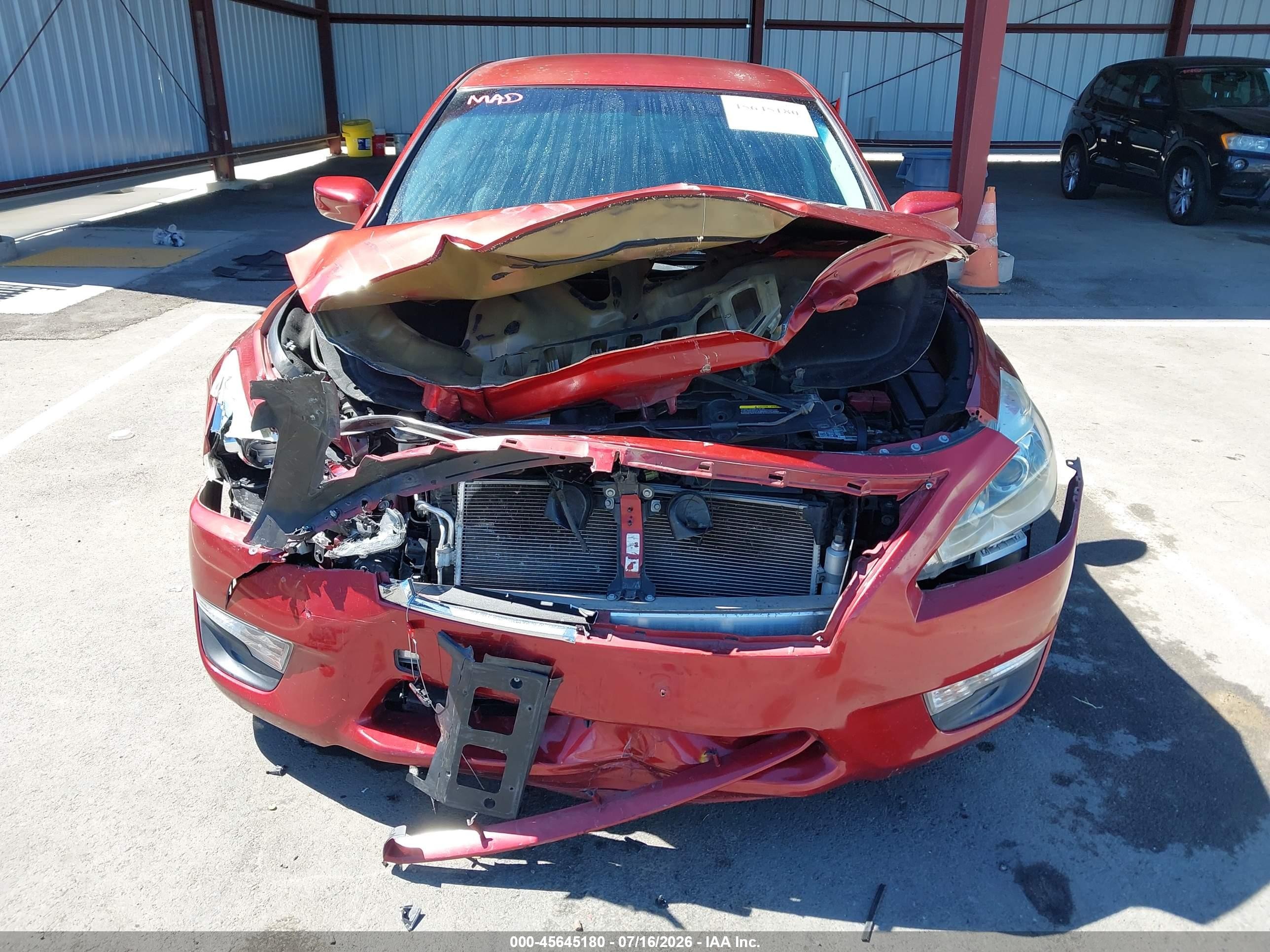 2015 Nissan Altima 2.5/2.5 S/2.5 Sl/2.5 Sv Red vin: 1N4AL3AP9FN375394
