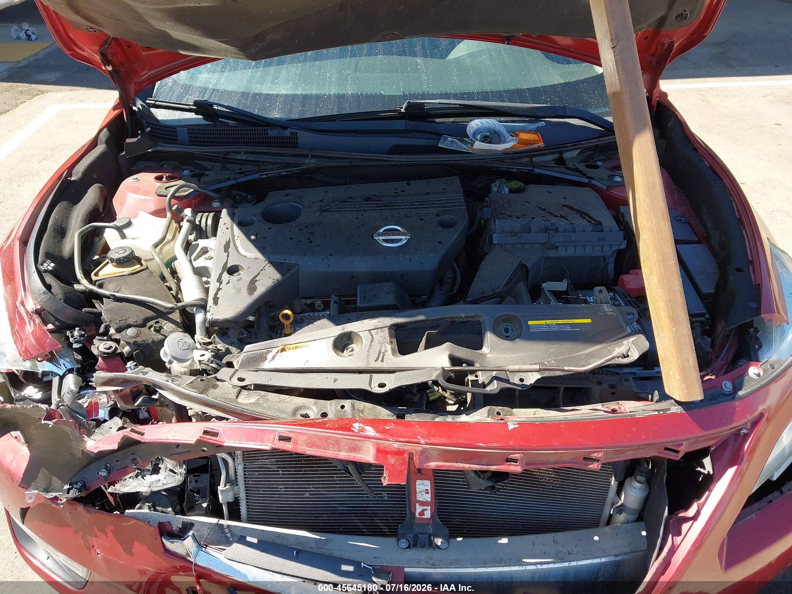 2015 Nissan Altima 2.5/2.5 S/2.5 Sl/2.5 Sv Red vin: 1N4AL3AP9FN375394