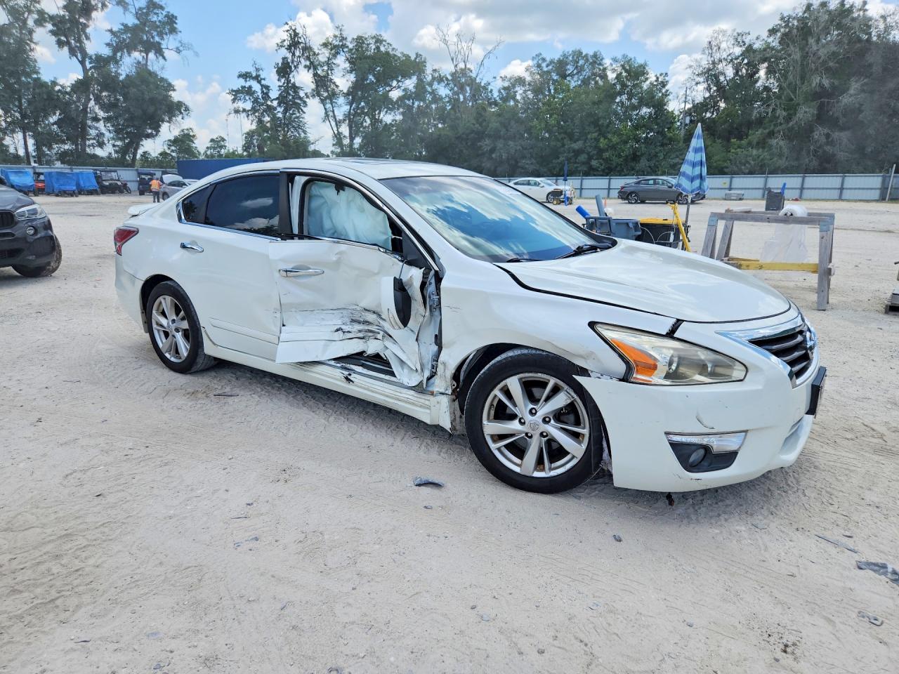 2015 Nissan Altima 2.5 Sl White vin: 1N4AL3AP9FN380658