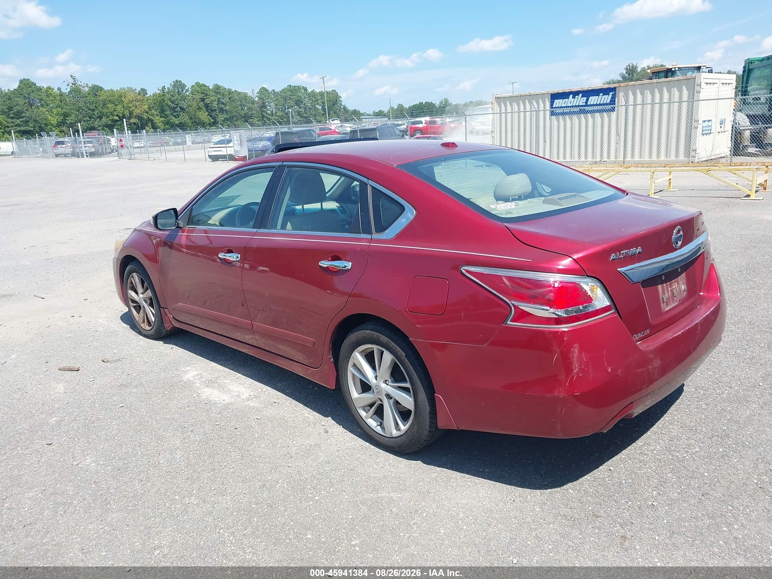 2015 Nissan Altima 2.5 Sl Red vin: 1N4AL3AP9FN381955
