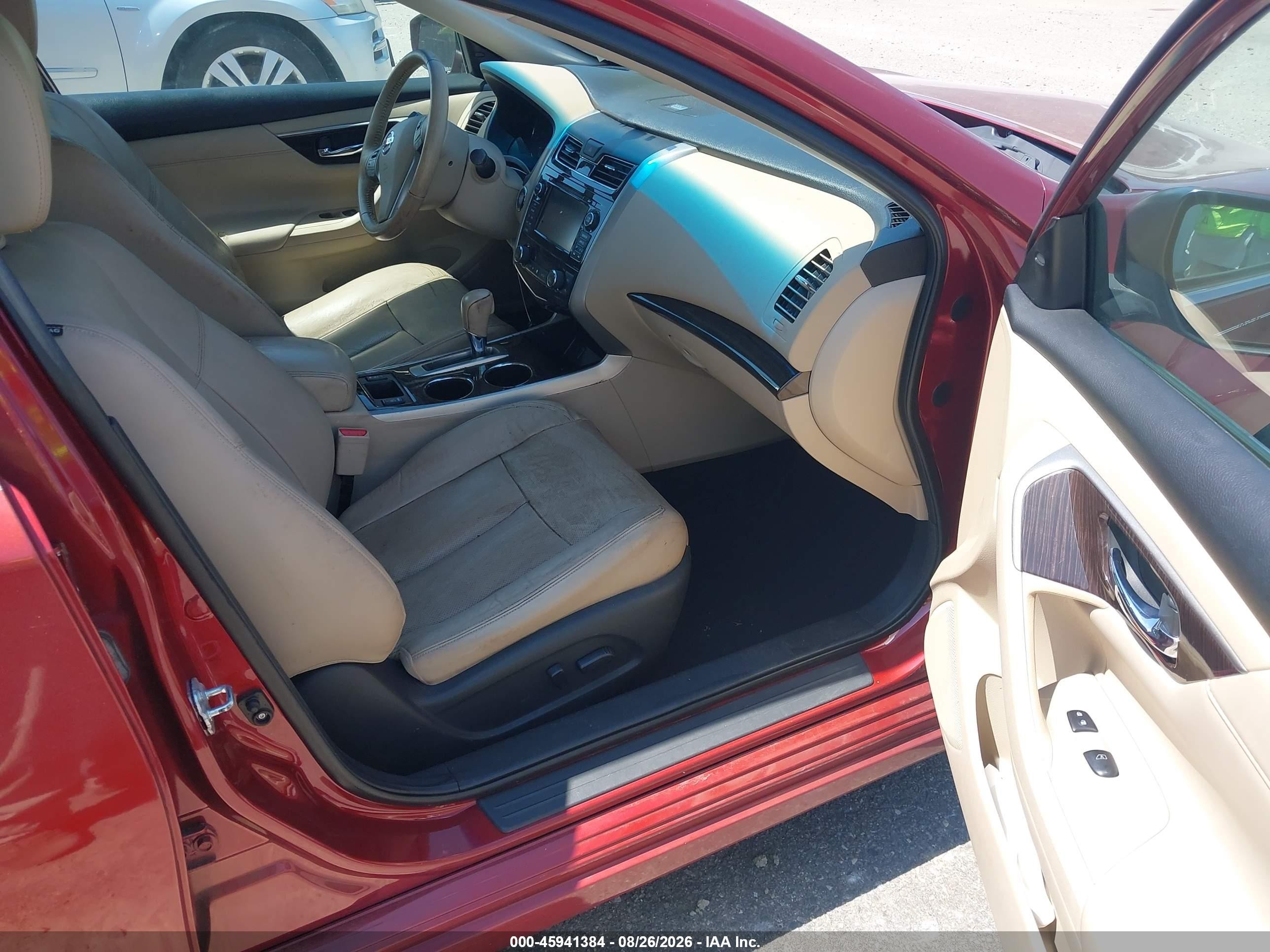 2015 Nissan Altima 2.5 Sl Red vin: 1N4AL3AP9FN381955