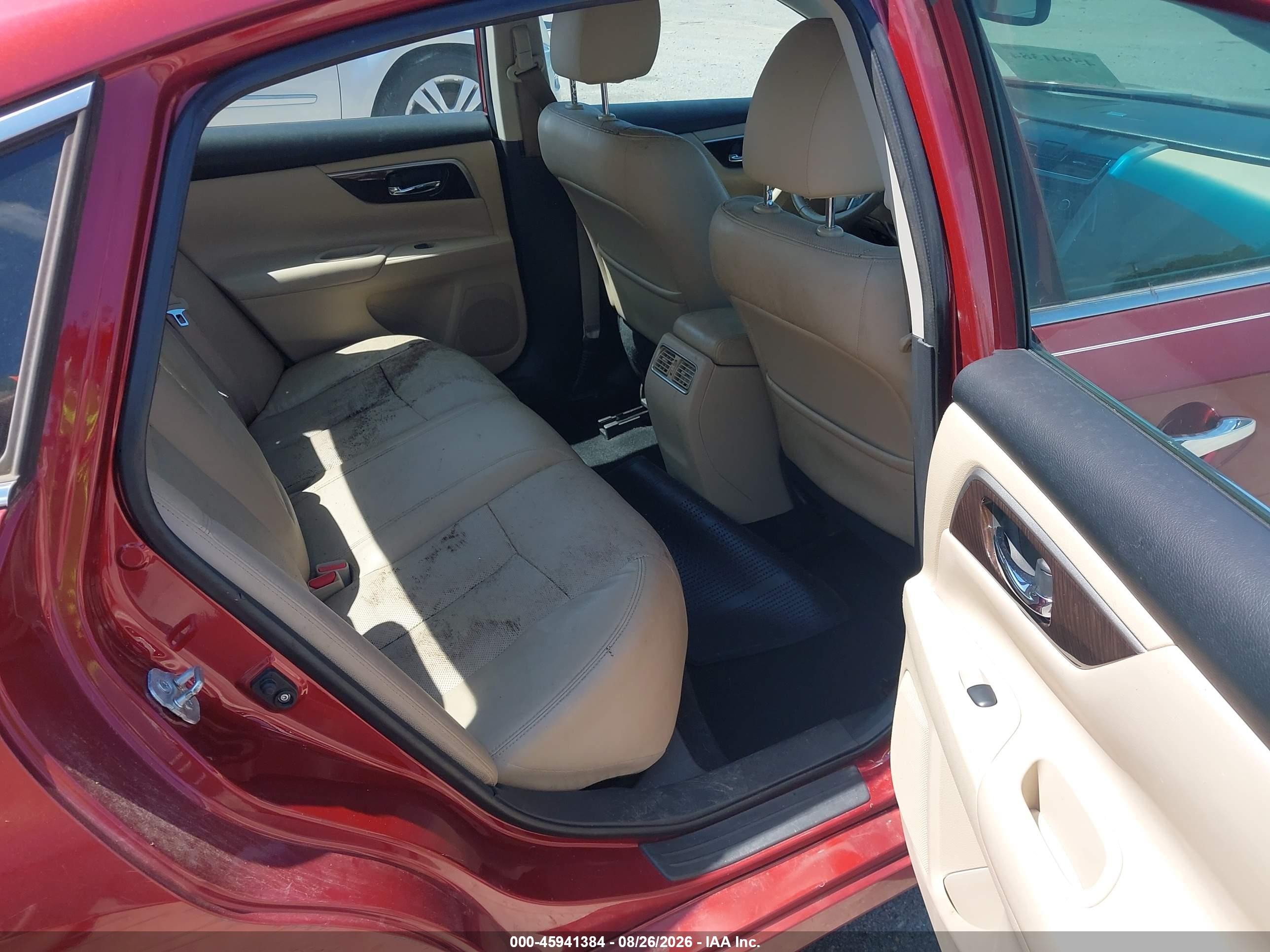 2015 Nissan Altima 2.5 Sl Red vin: 1N4AL3AP9FN381955