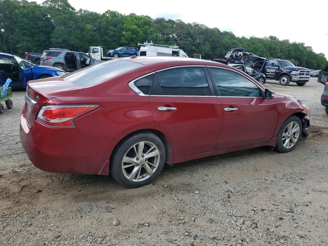 2015 Nissan Altima 2.5 Sl Красный vin: 1N4AL3AP9FN383219