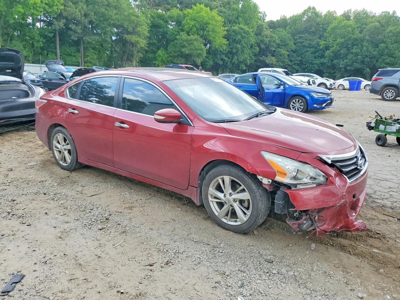 2015 Nissan Altima 2.5 Sl Красный vin: 1N4AL3AP9FN383219