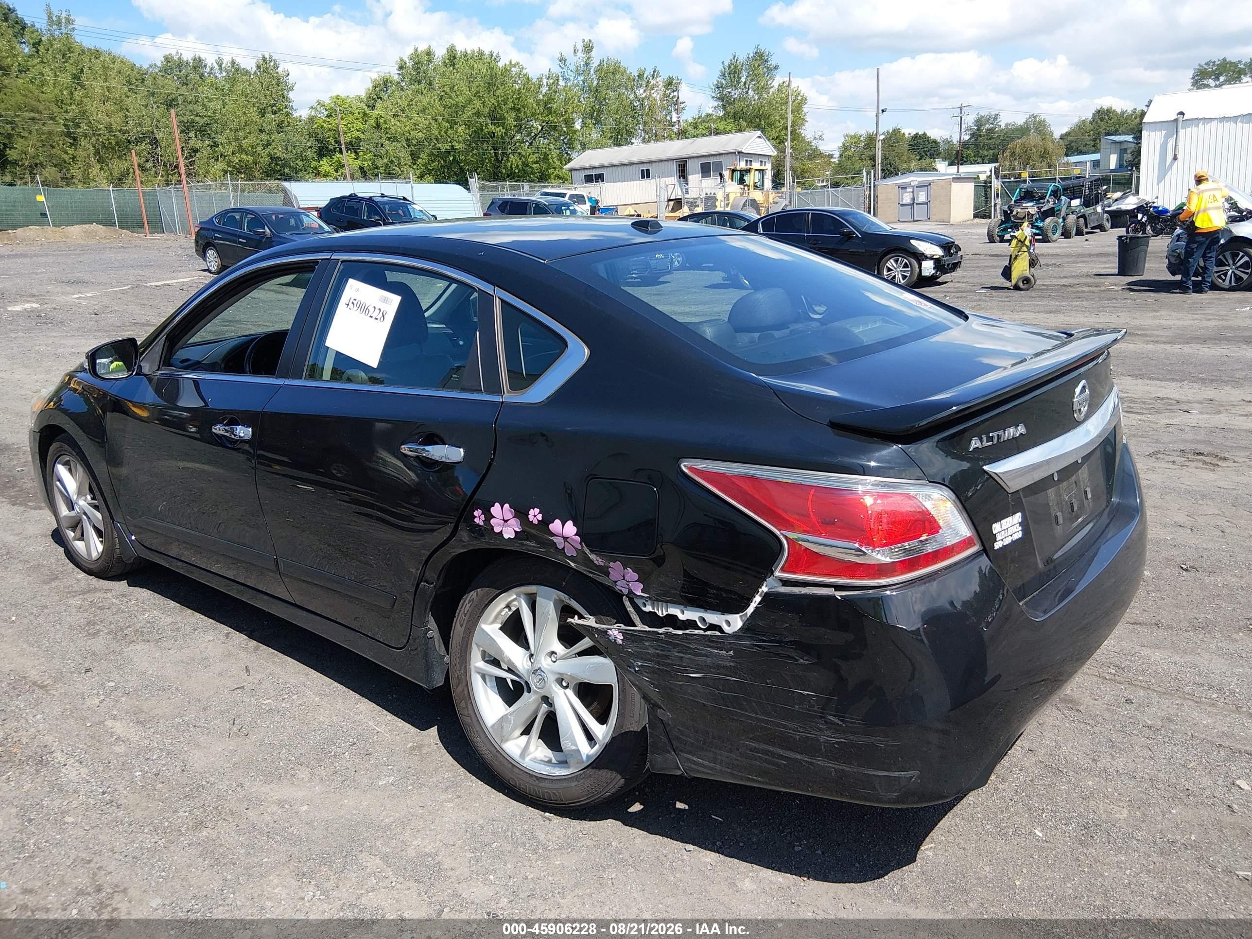 2015 Nissan Altima 2.5 Sl Black vin: 1N4AL3AP9FN404683