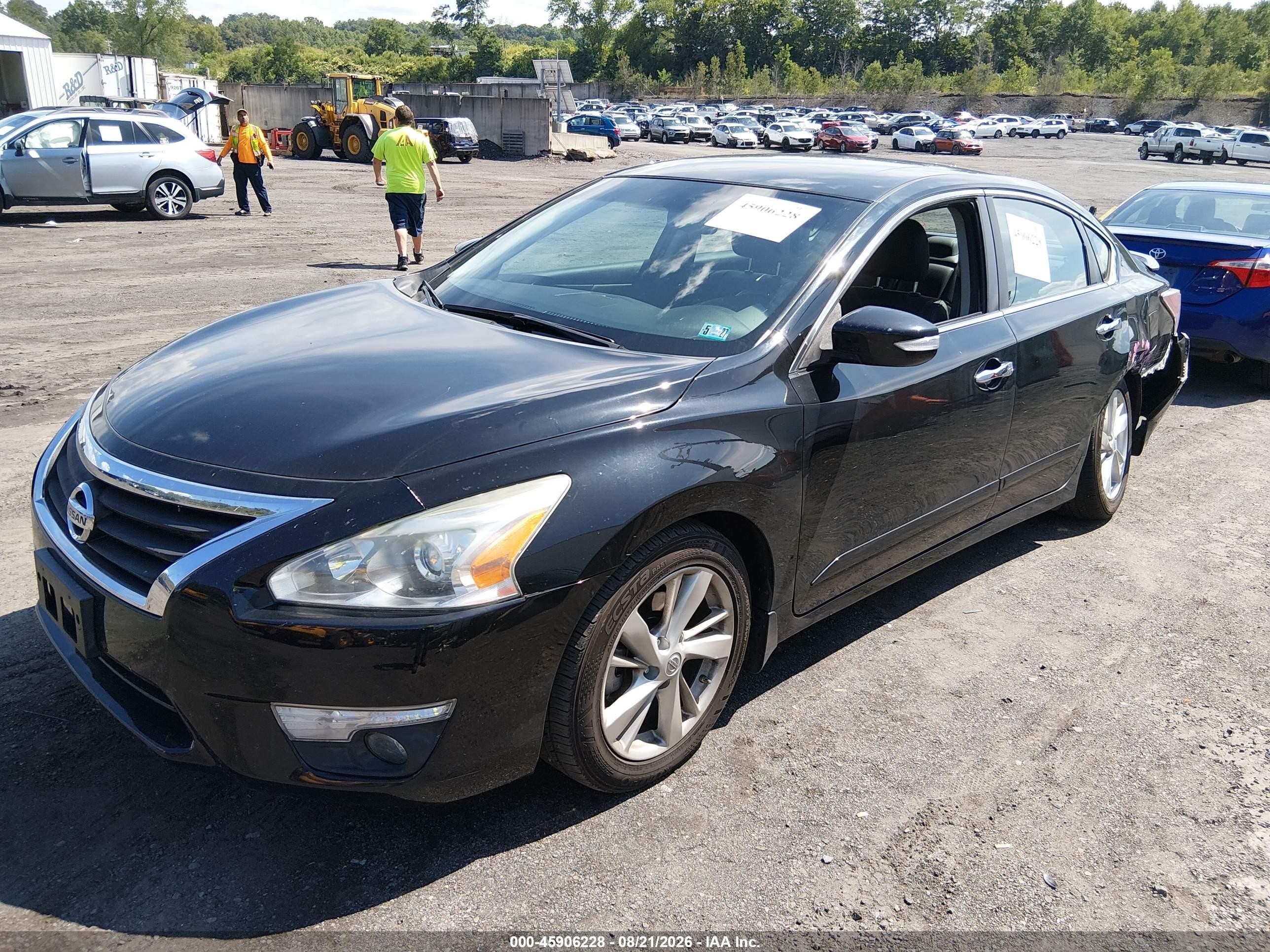2015 Nissan Altima 2.5 Sl Black vin: 1N4AL3AP9FN404683