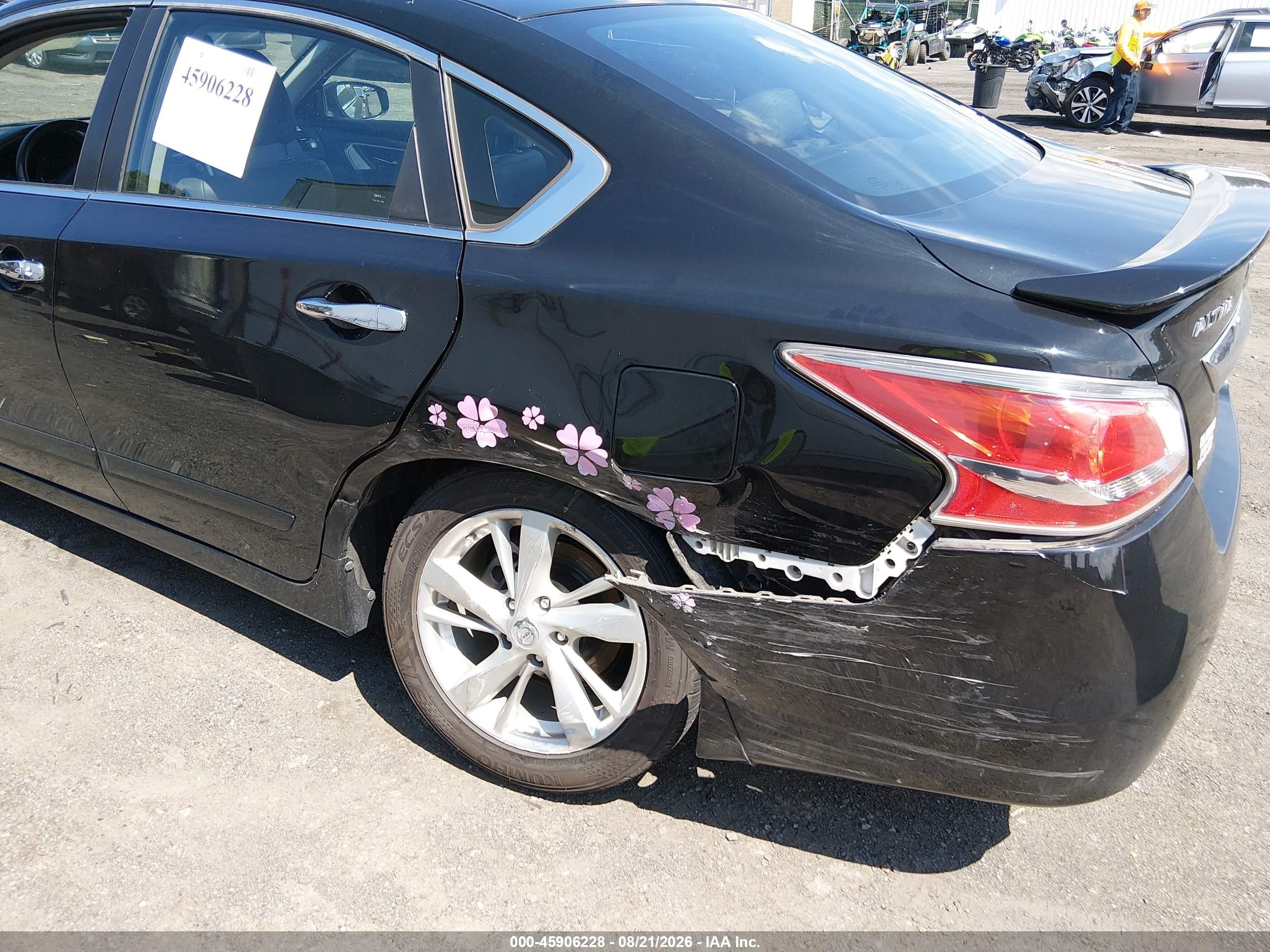 2015 Nissan Altima 2.5 Sl Black vin: 1N4AL3AP9FN404683