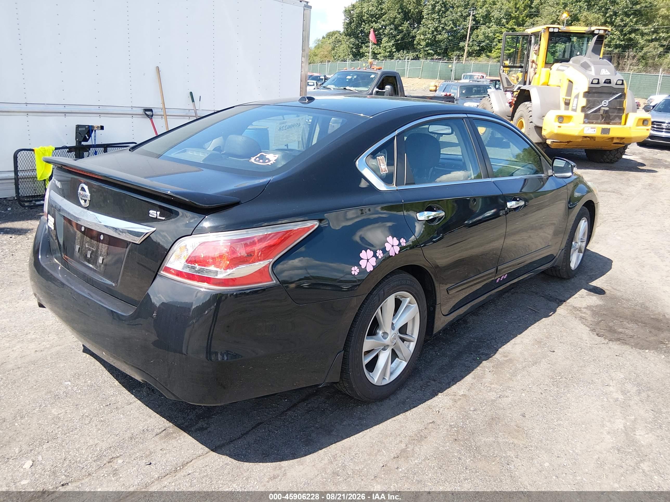 2015 Nissan Altima 2.5 Sl Black vin: 1N4AL3AP9FN404683