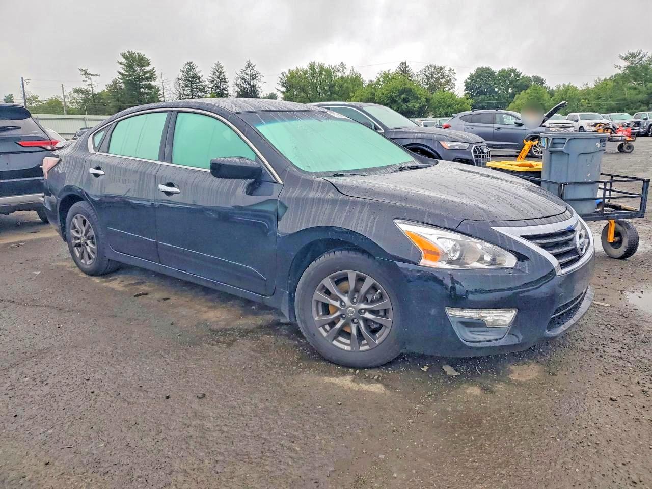 2015 Nissan Altima 2.5 S Black vin: 1N4AL3AP9FN405543